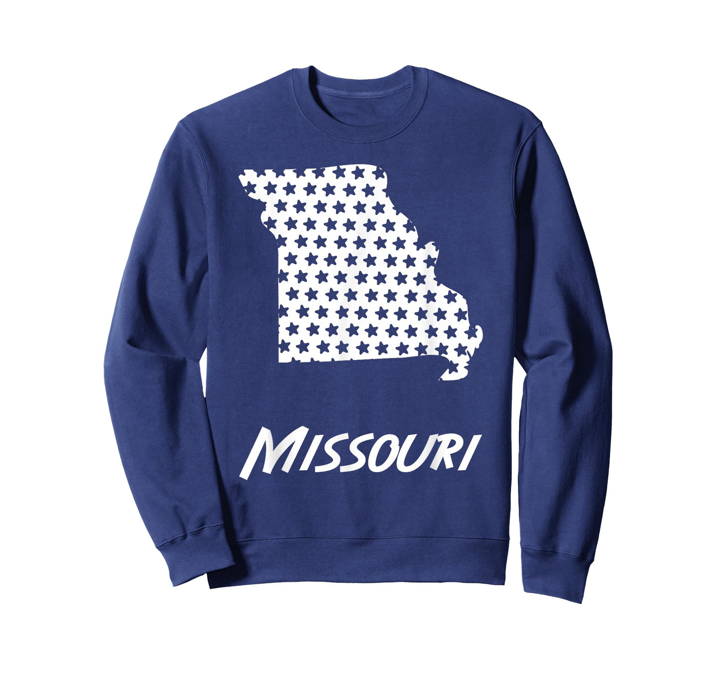 Missouri USA State Outline Stars Vintage Retro Design T-Shirt