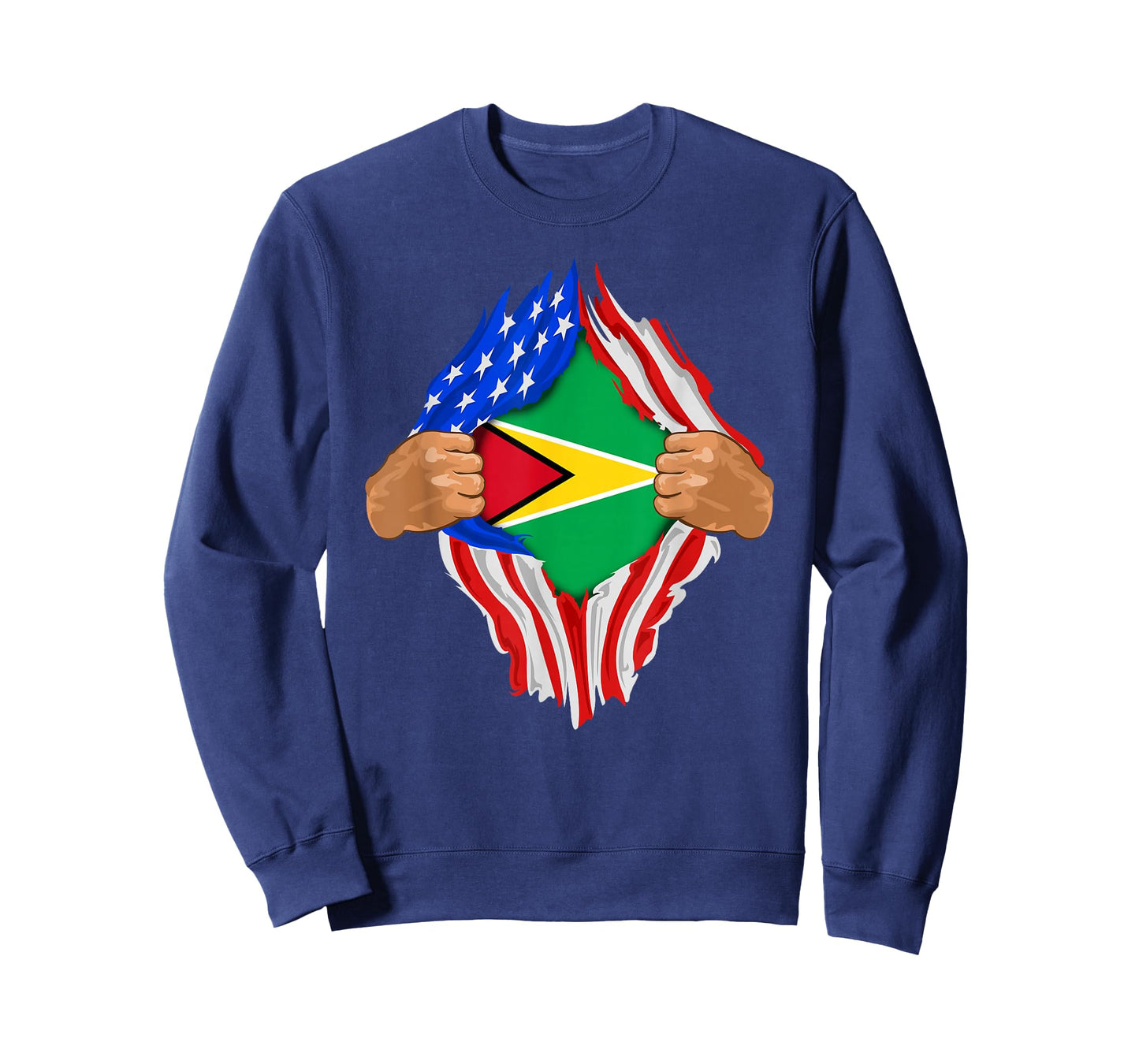 Guyanese Blood Inside Me T-Shirt | Guyana Flag Gift T-Shirt