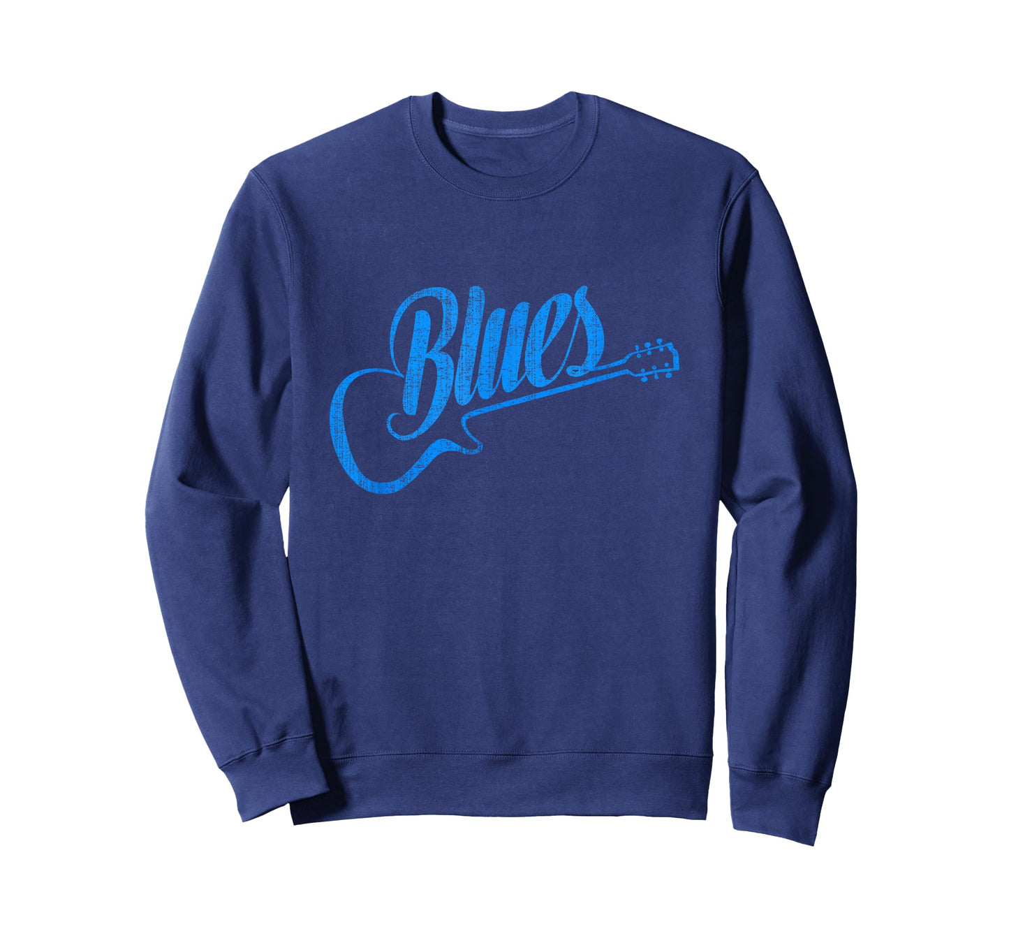 Blues Music Blue Guitar Vintage T-Shirt