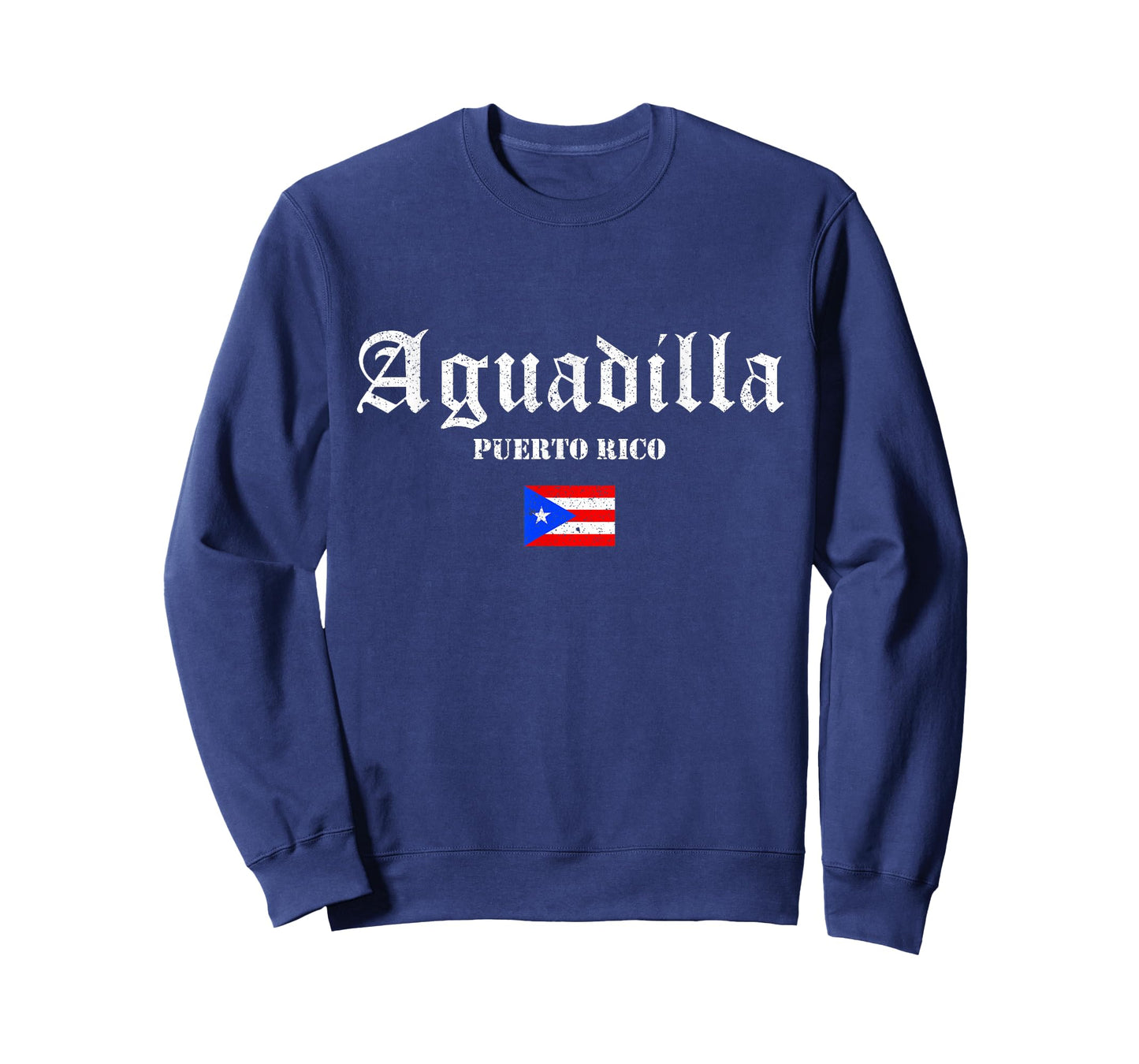 Vintage Aguadilla Puerto Rico Flag Pride Home Root Travel T-Shirt