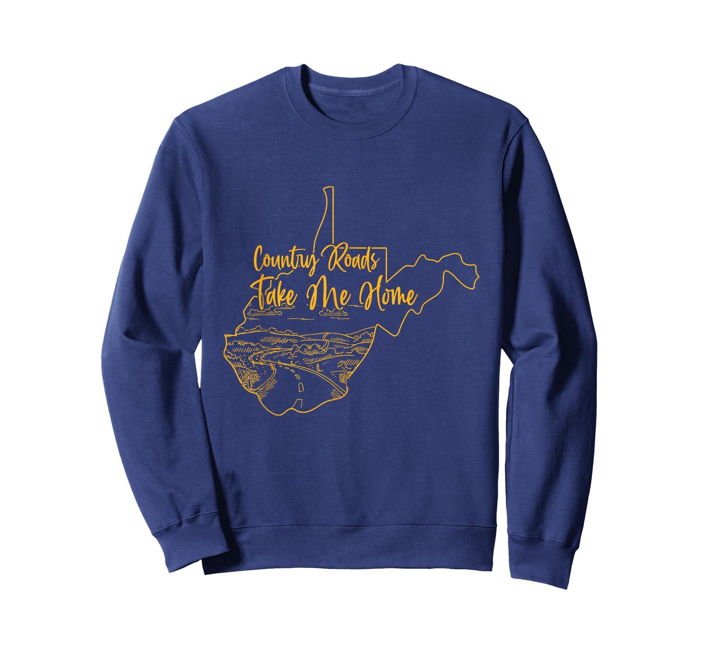 West Virginia Pride | WV Home | Country Roads | Footprint T-Shirt