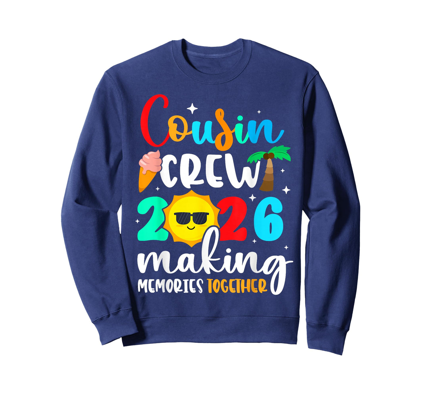 Cousin Crew 2026 Summer Vacation Beach Family Trips Matching T-Shirt