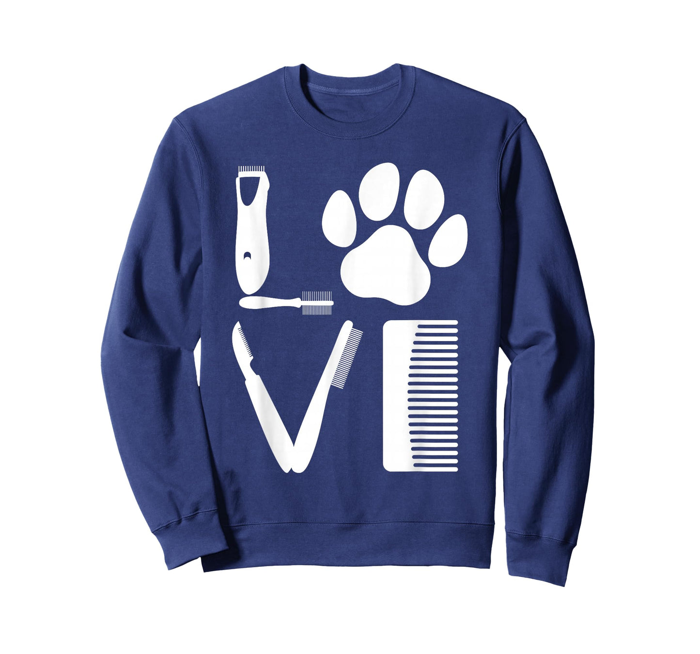 Funny Dog Grooming Art for Men Women Pet Groomer Dog Groomer T-Shirt
