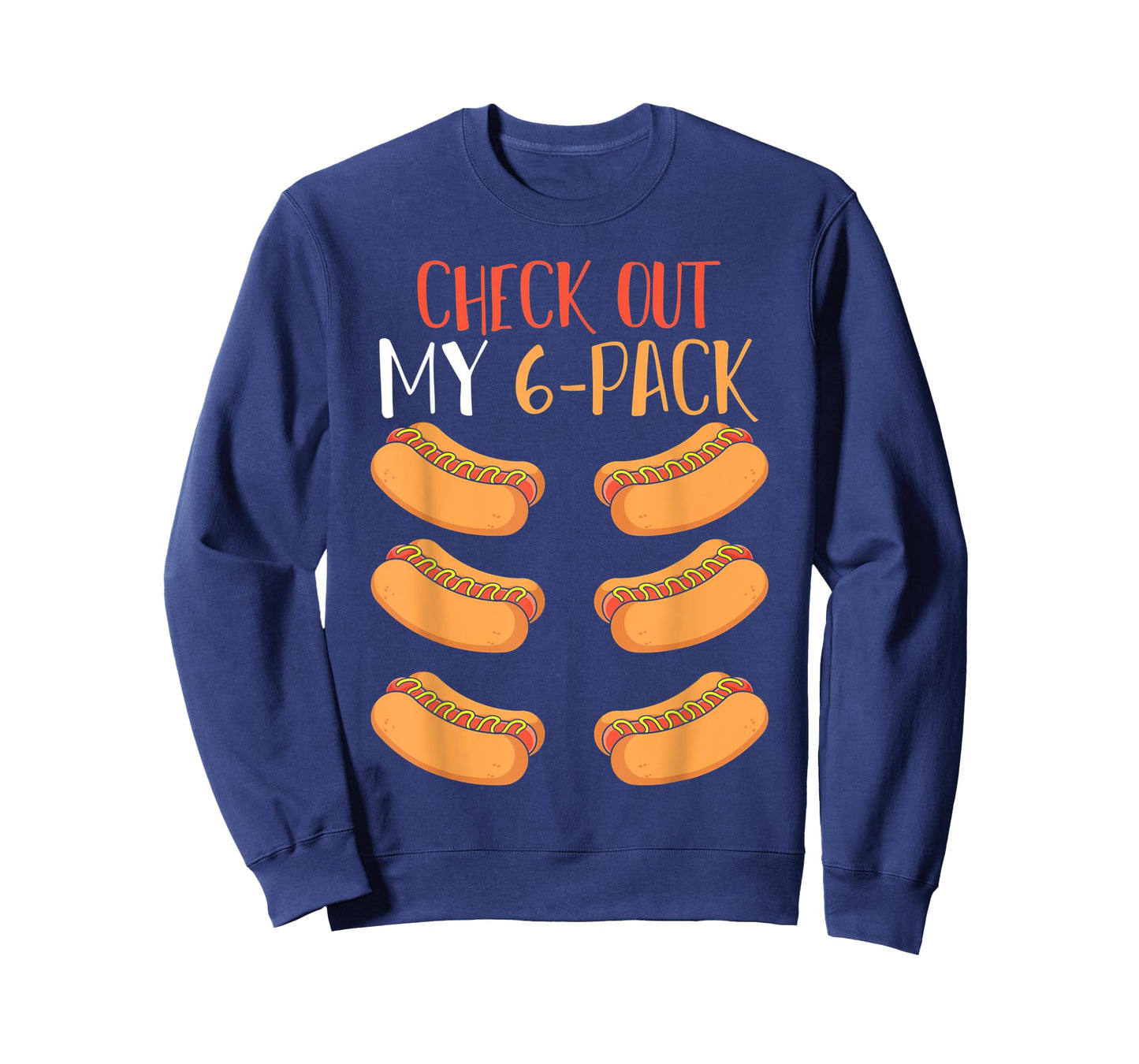 Funny Foodie Weiner Hot Dog Lover Gym Abs Workout Hotdog T-Shirt