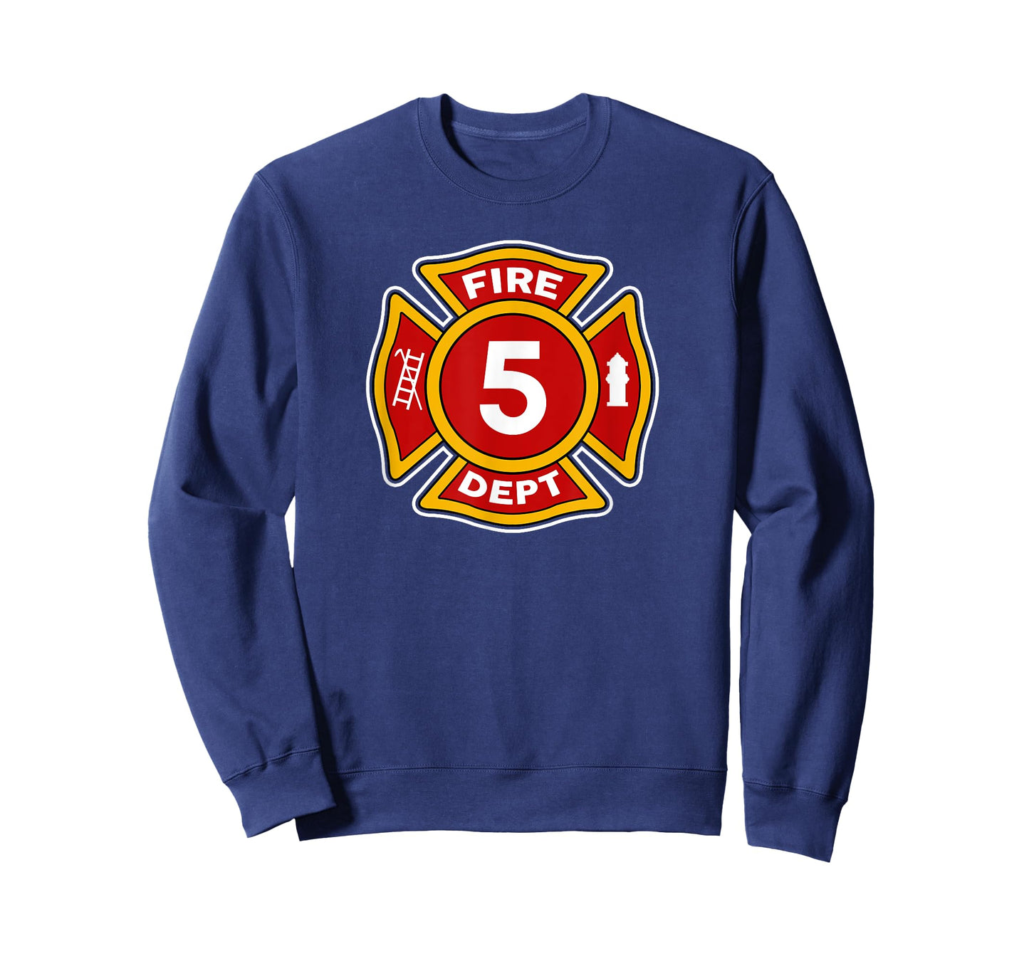 Fire 5 Dept Shirt | Firefighter Hero 5th Birthday Boys Gift