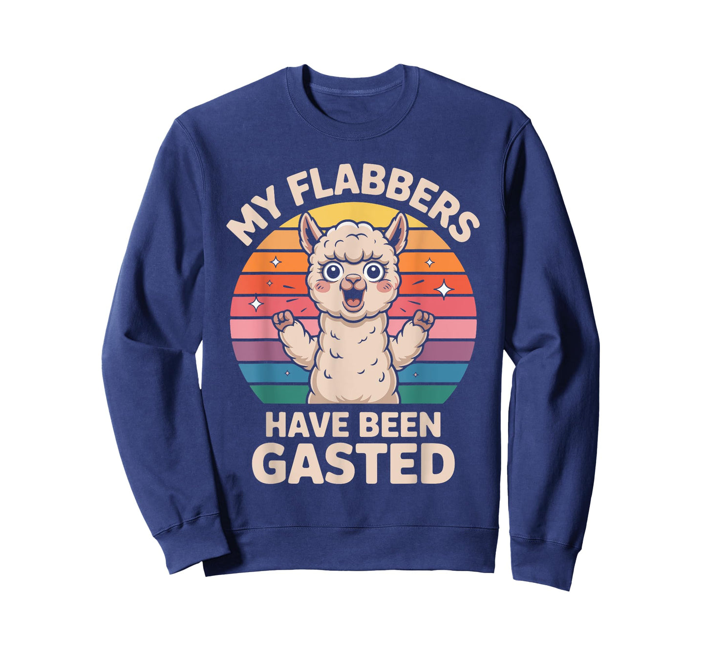 My Flabbers Have Been Gasted Funny Alpaca T-Shirt