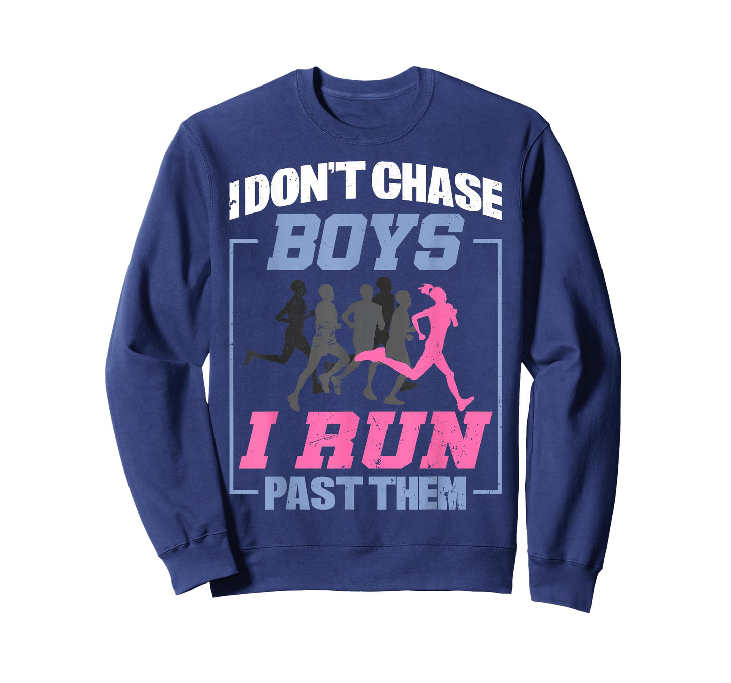 Funny I Dont Chase Boys I Pass Them Shirt Funny Running Gift T-Shirt
