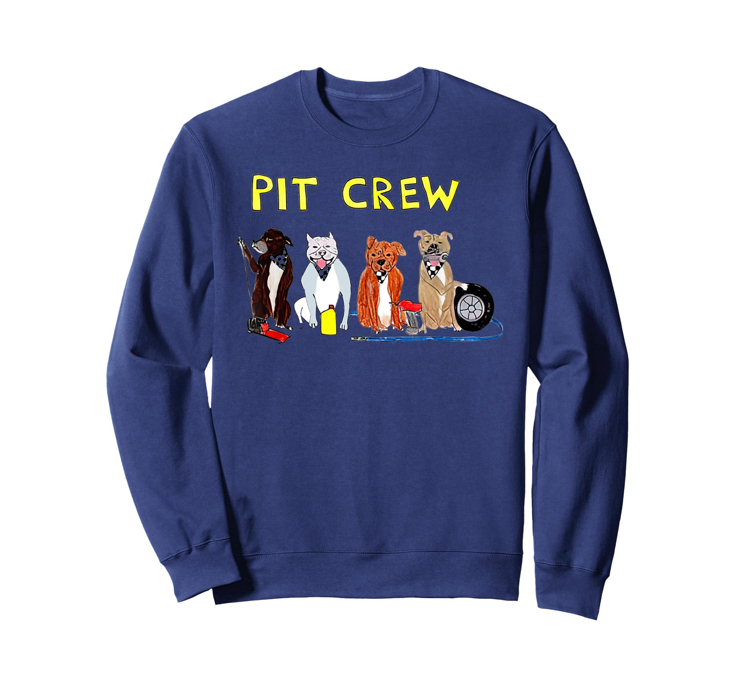 Pit Crew Dogs Funny For Men Women T-Shirt