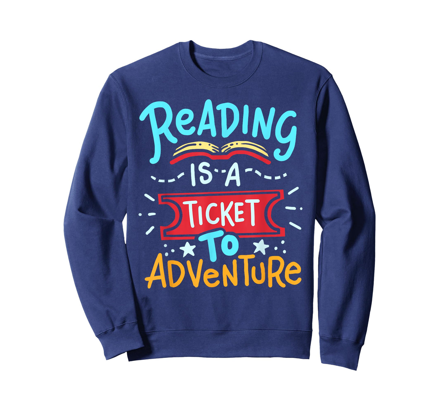 Reading Adventure Library Student Teacher Book T-Shirt Small