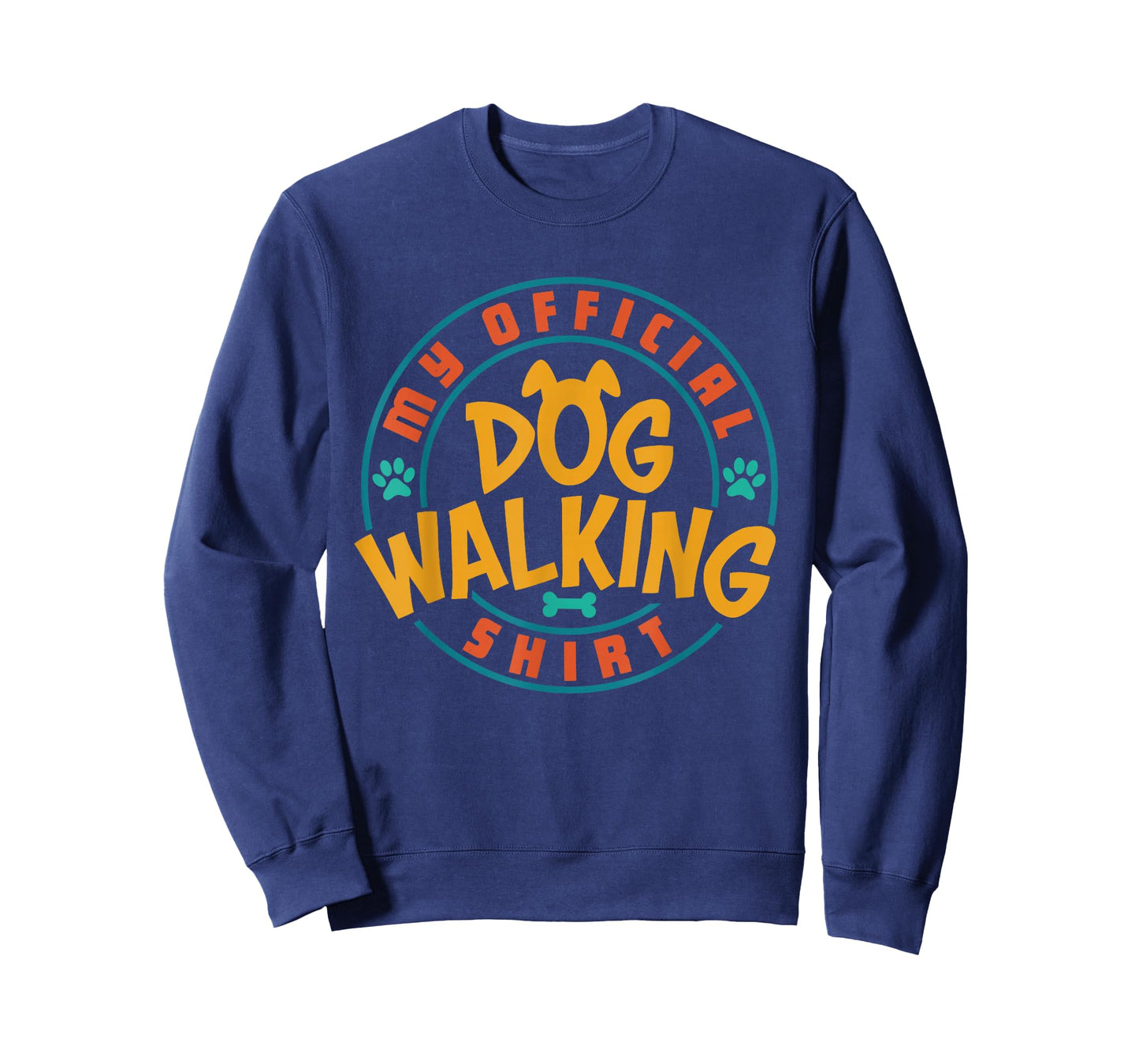 Dog Walker My Official Dog Walking Shirt Pet Lover Owner T-Shirt