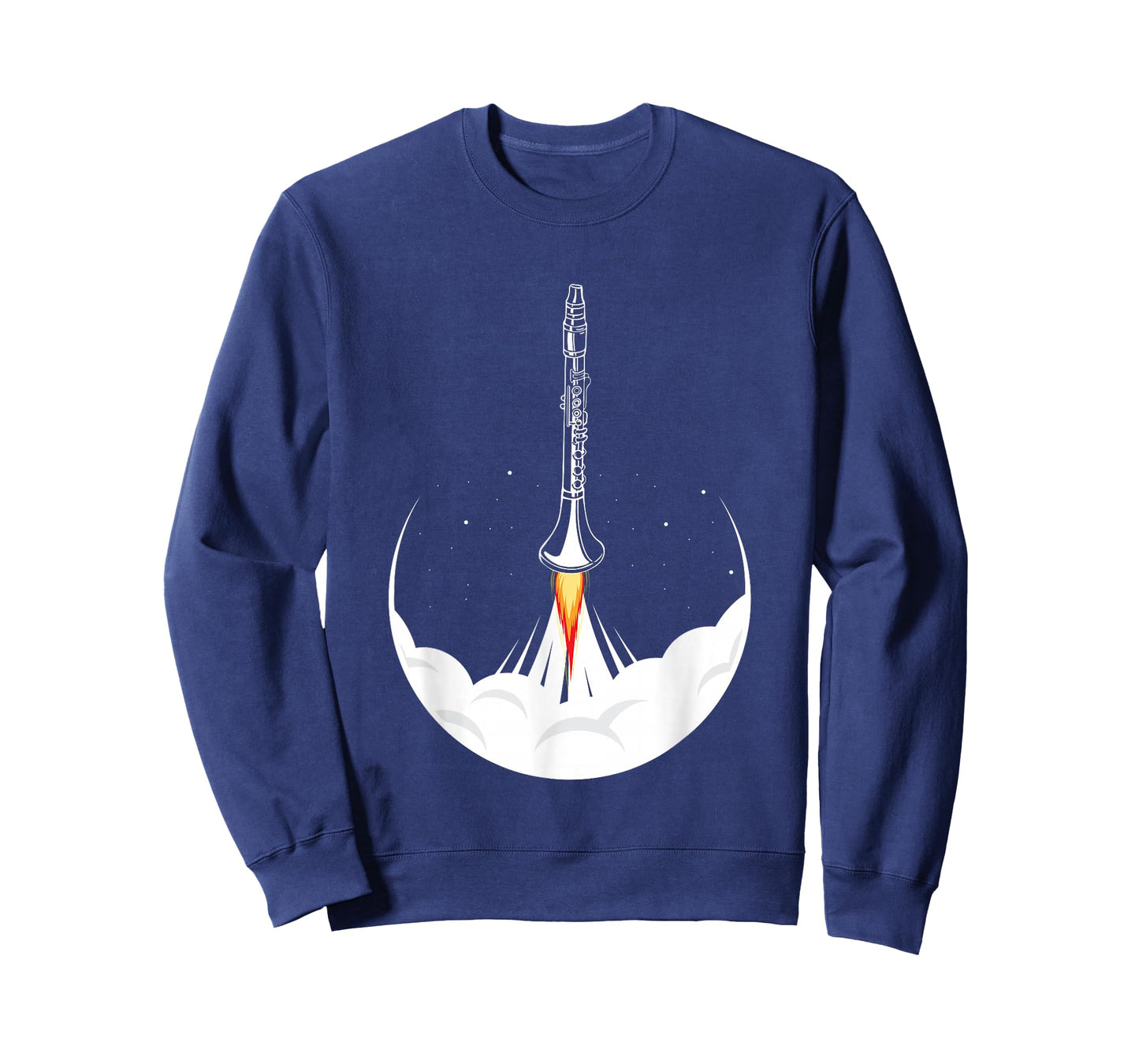 Clarinet Rocket - Clarinetist Orchestra Woodwind T-Shirt