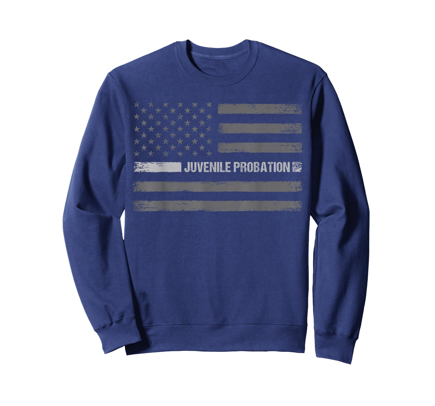 Juvenile Probation Vintage Distressed USA American Flag T-Shirt