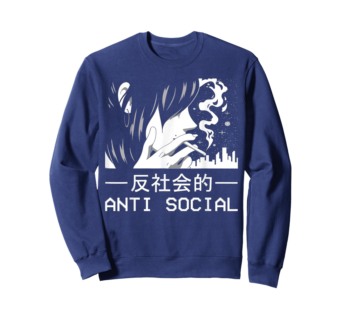 Alt Indie Aesthetic Egirl Eboy Clothes Anime Merch Japanese Aesthetic Antisocial Anime Girl Sad Soft Grunge T-Shirt