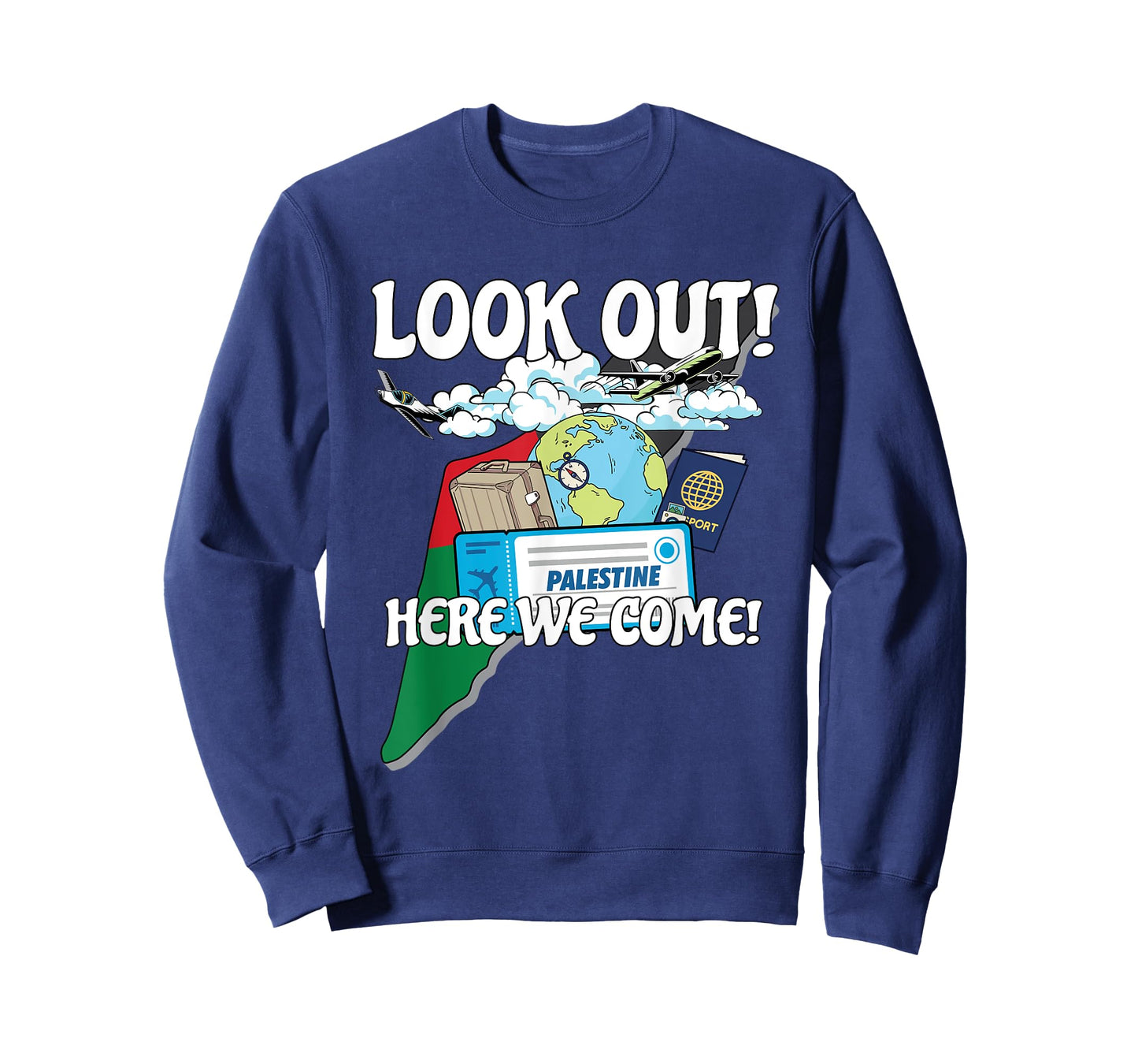 Look Out Palestine Here We Come Matching Family Vacation T-Shirt