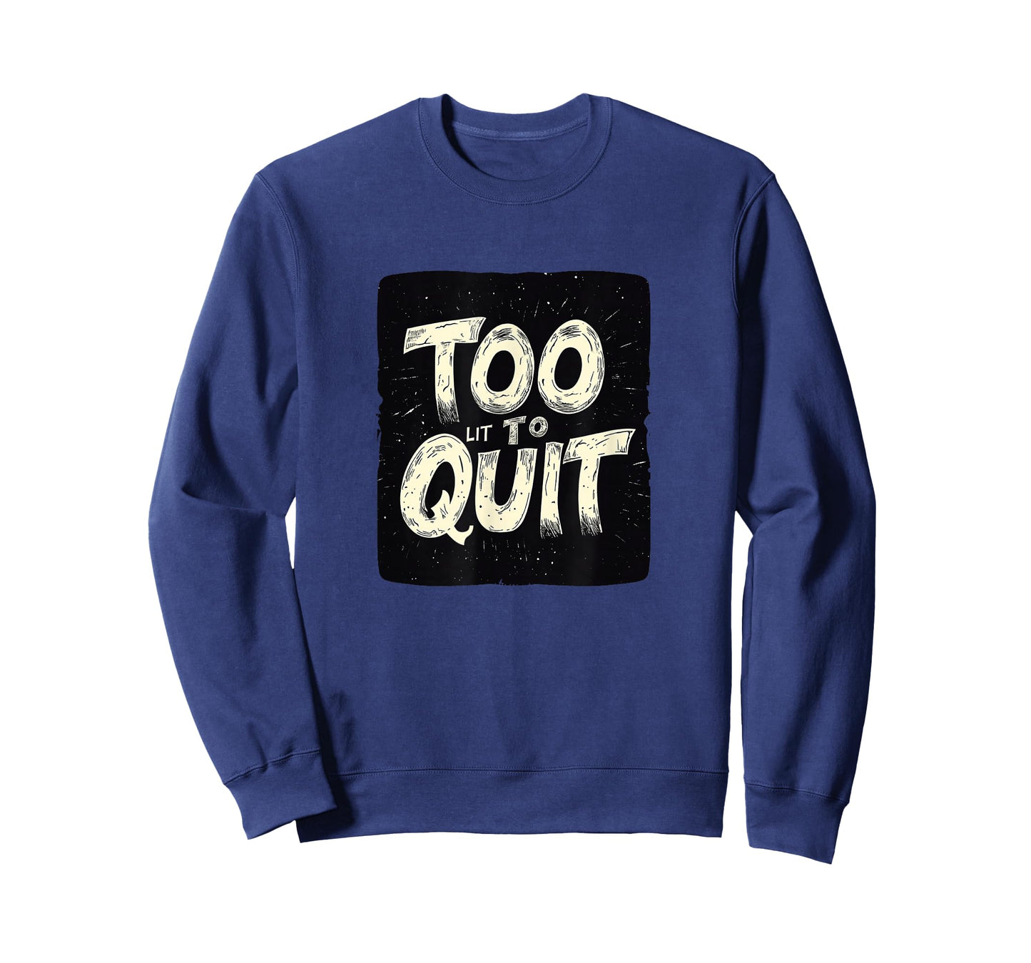 Funny Too lit to Quit Speech Costume T-Shirt