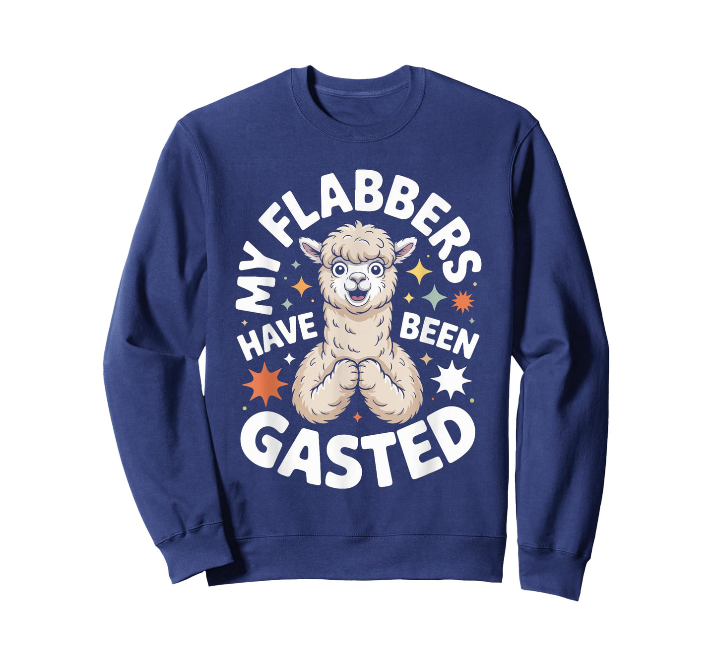 My Flabbers Have Been Gasted Funny Alpaca T-Shirt