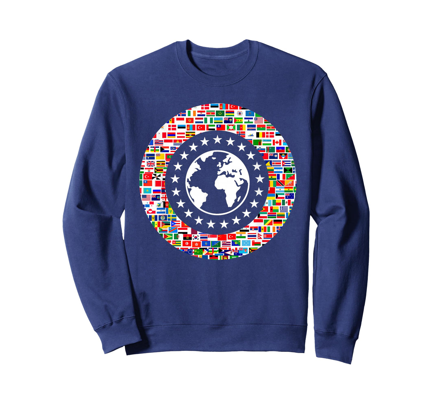Earth Globe World Flags The Countries of the World Travel T-Shirt