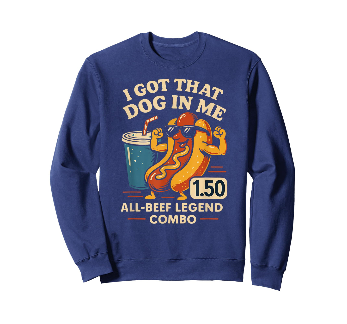 I Got That Dog in Me Funny Hot Dog Combo Food T-Shirt