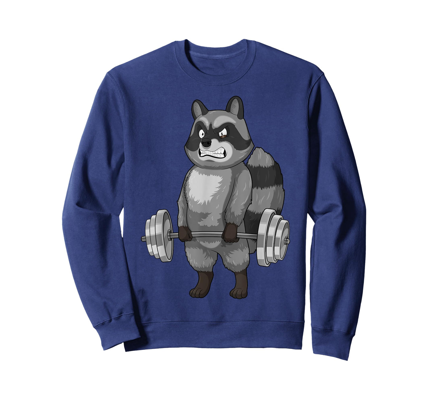 Raccoon Weightlifting Deadlift Fitness Gym Funny Workout T-Shirt