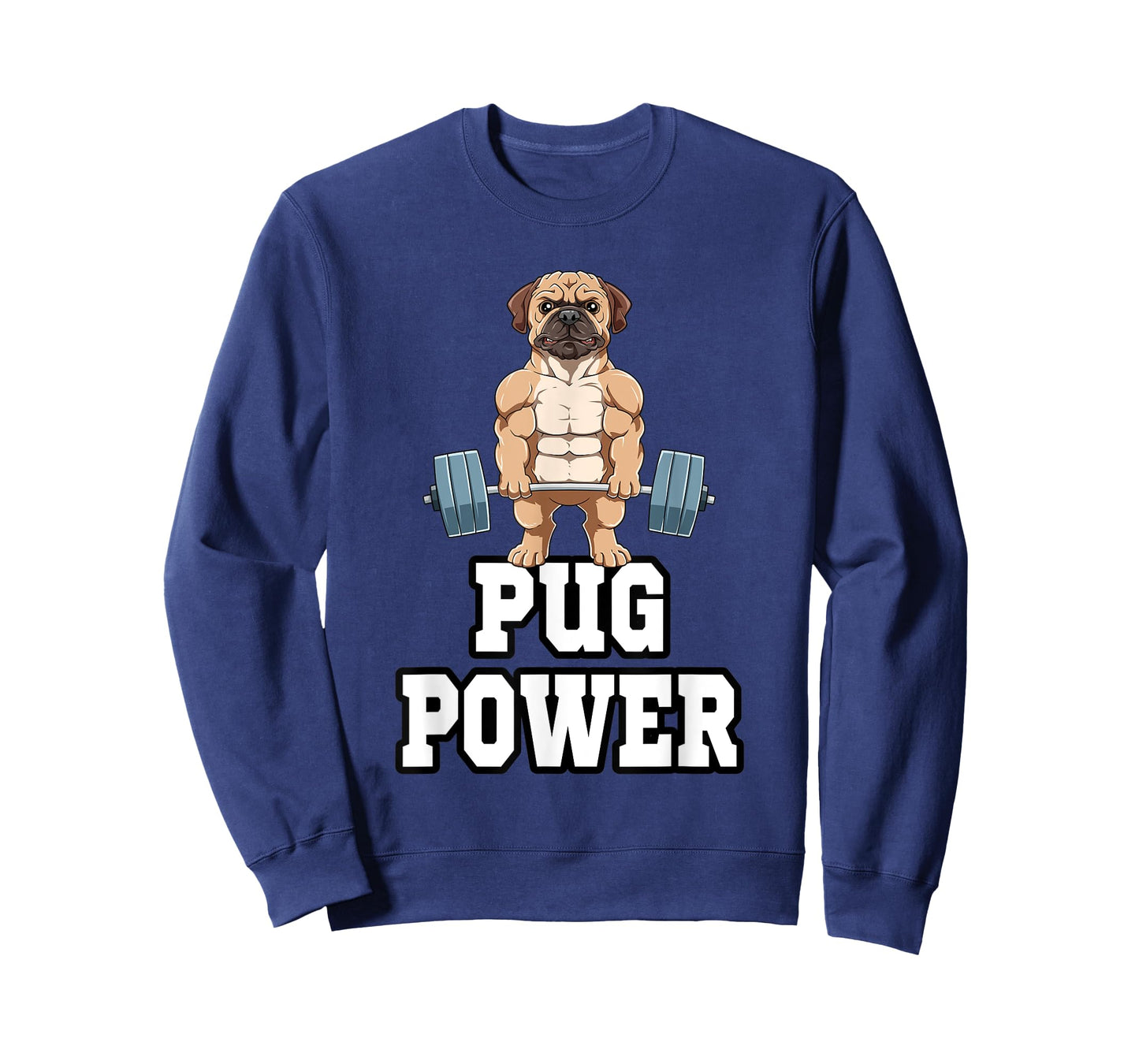 Pug Fitness Muscles Workout Weight T-Shirt