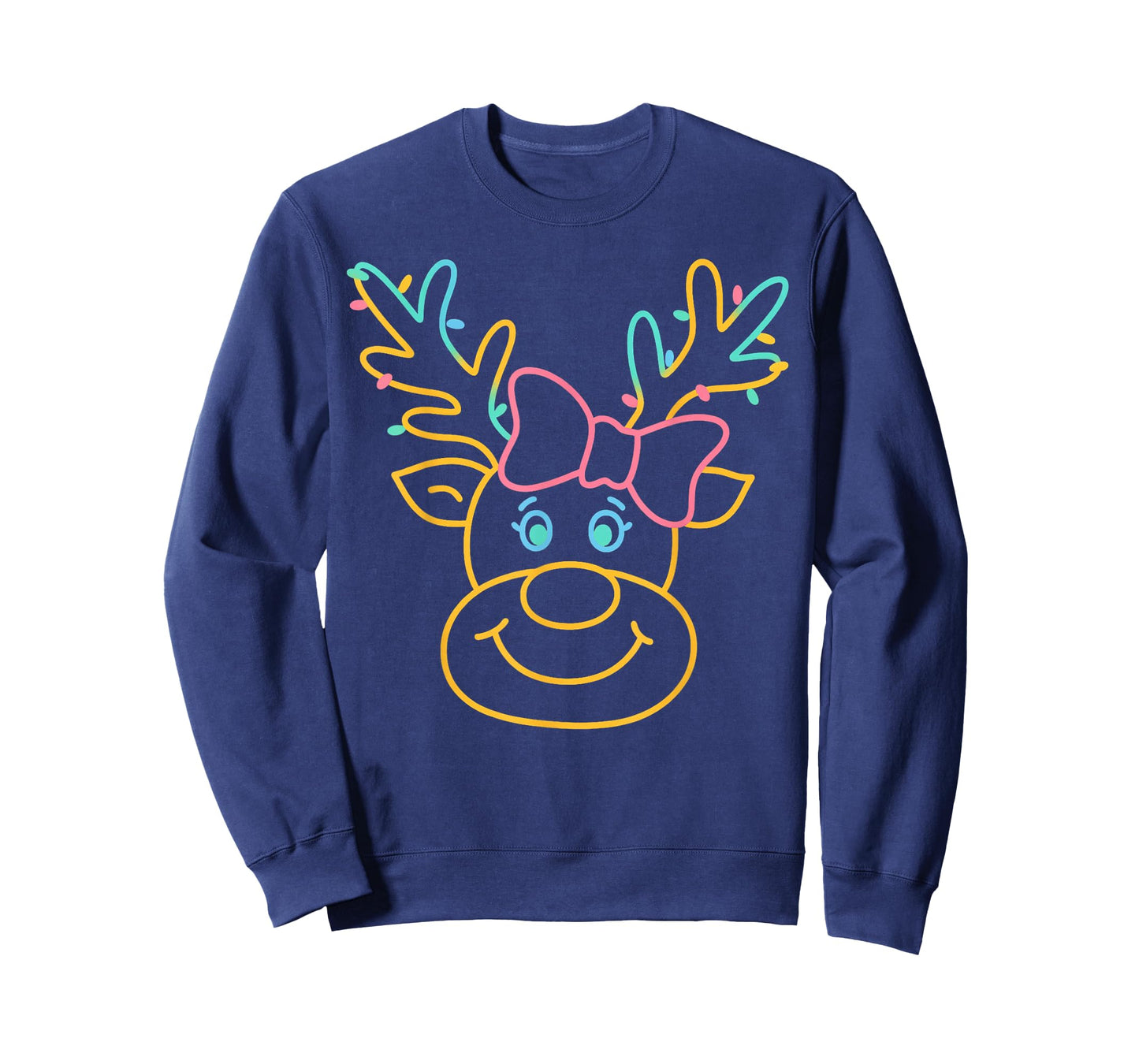 Preppy Christmas Coquette Bow Reindeer Family Matching 2025 T-Shirt