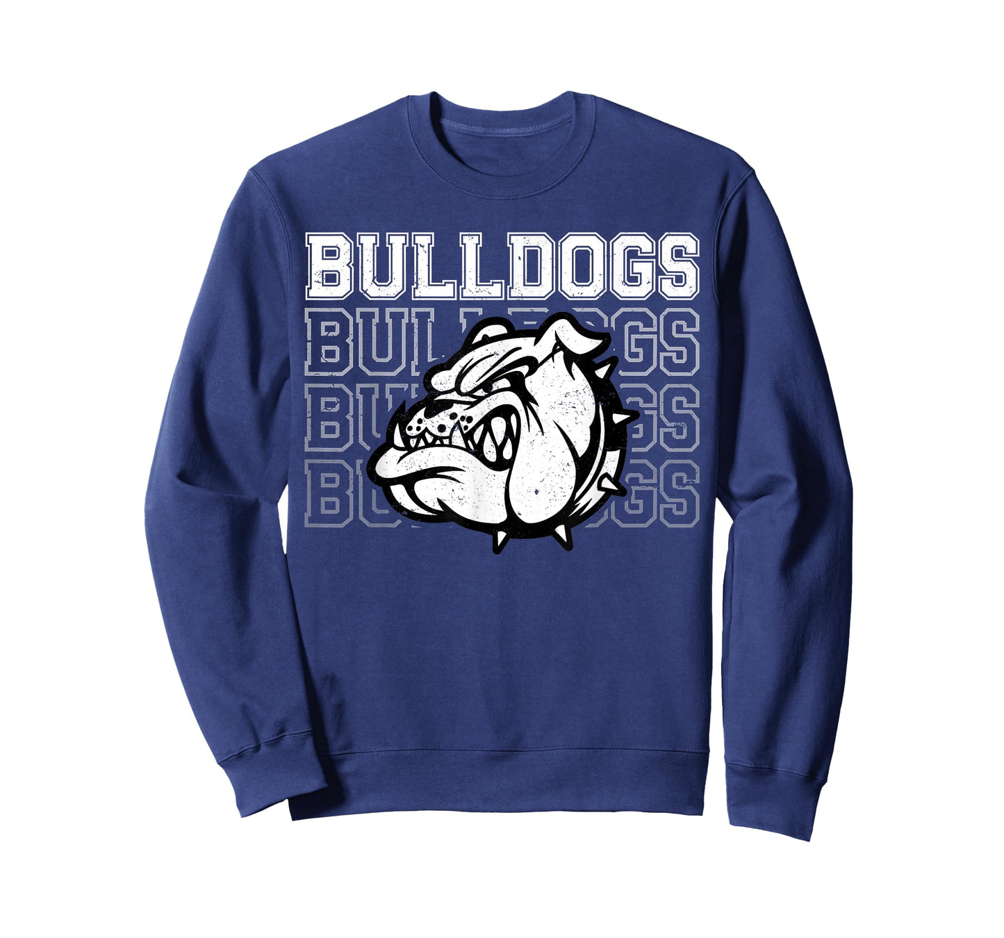 Bulldogs Mascot Team Spirit Vintage Sports Fan T-Shirt
