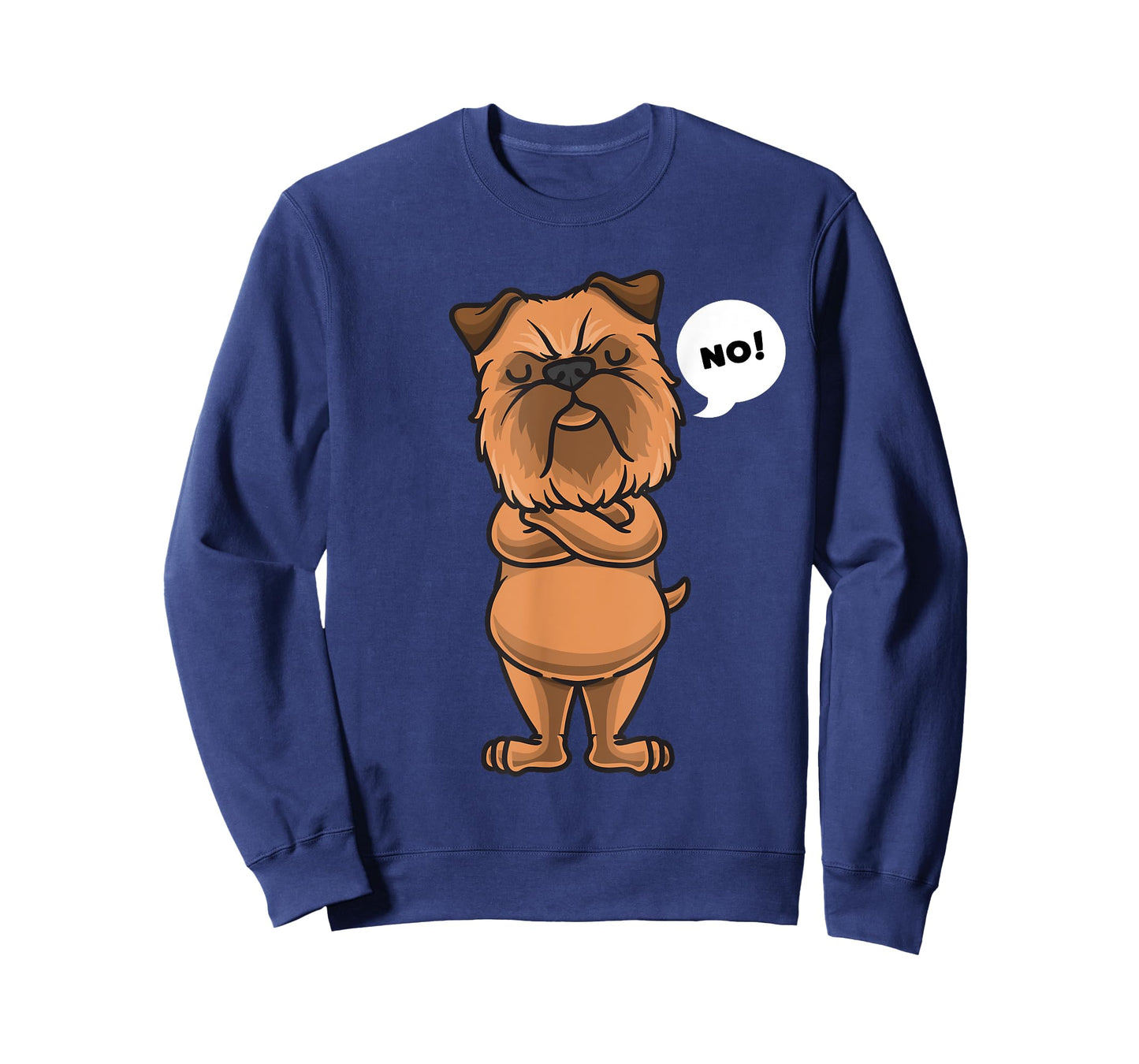 Stubborn Griffon Bruxellois Dog Brussels Griffon Men Women Girls Kids T-Shirt
