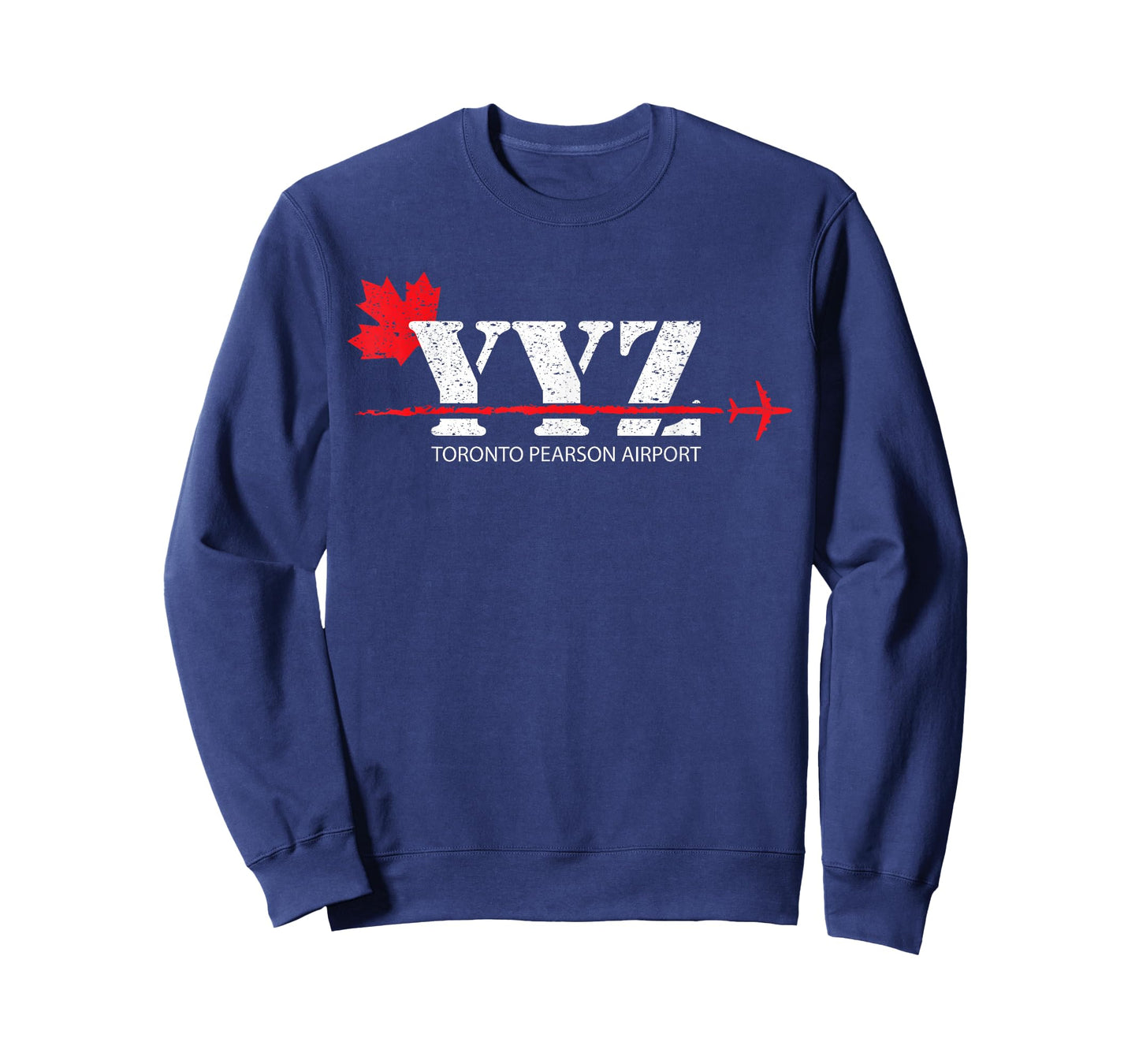 Retro Vintage Toronto YYZ Maple Leaf Airport Code T-Shirt