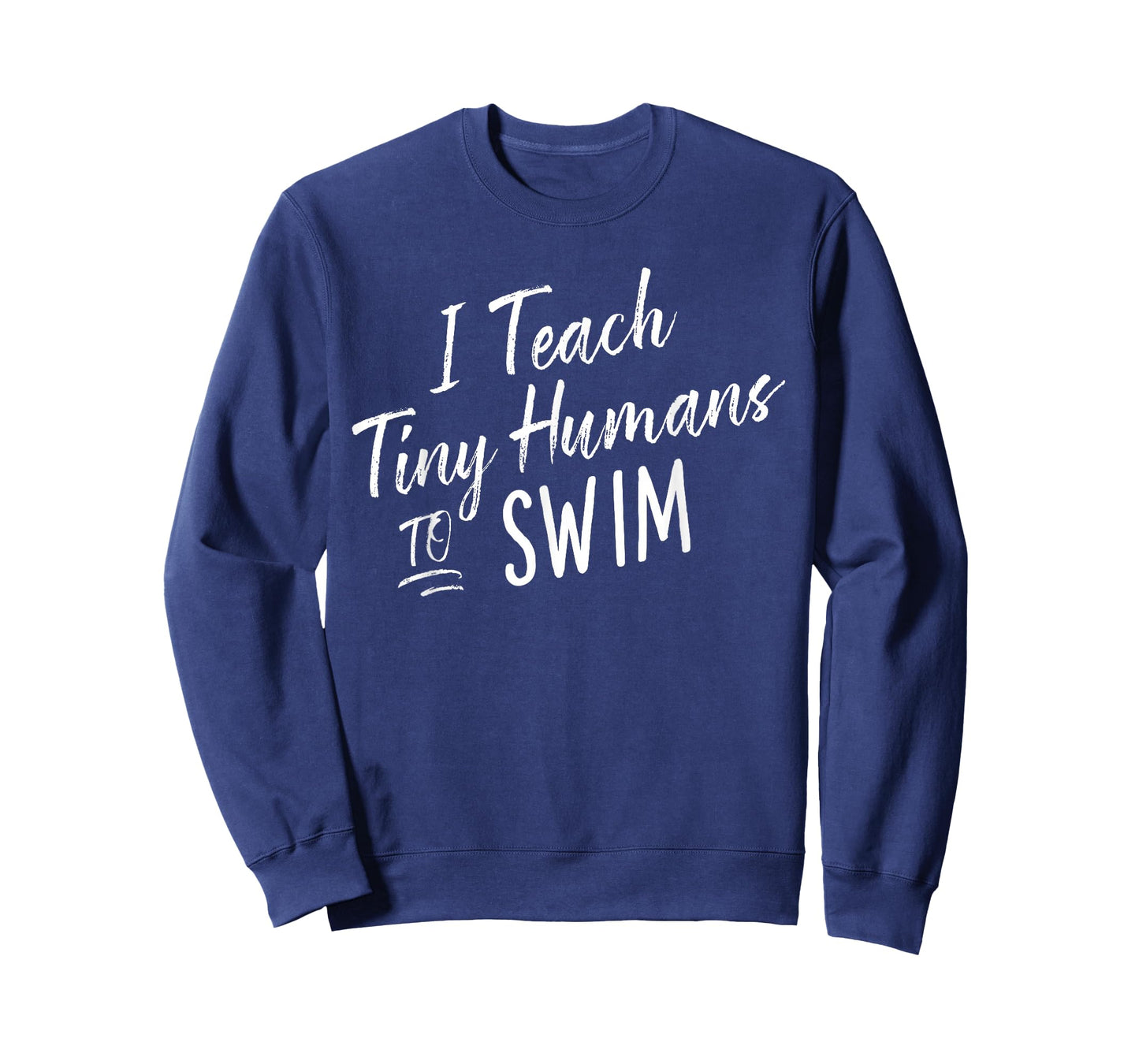 Cute Funny Swim Coach Tiny Humans Swimming Instructor T-Shirt