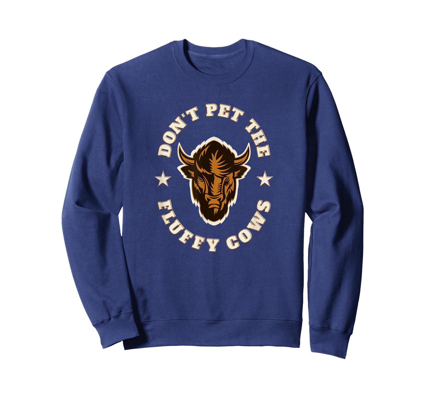 American Bison Don't Pet The Fluffy Cows Head T-Shirt