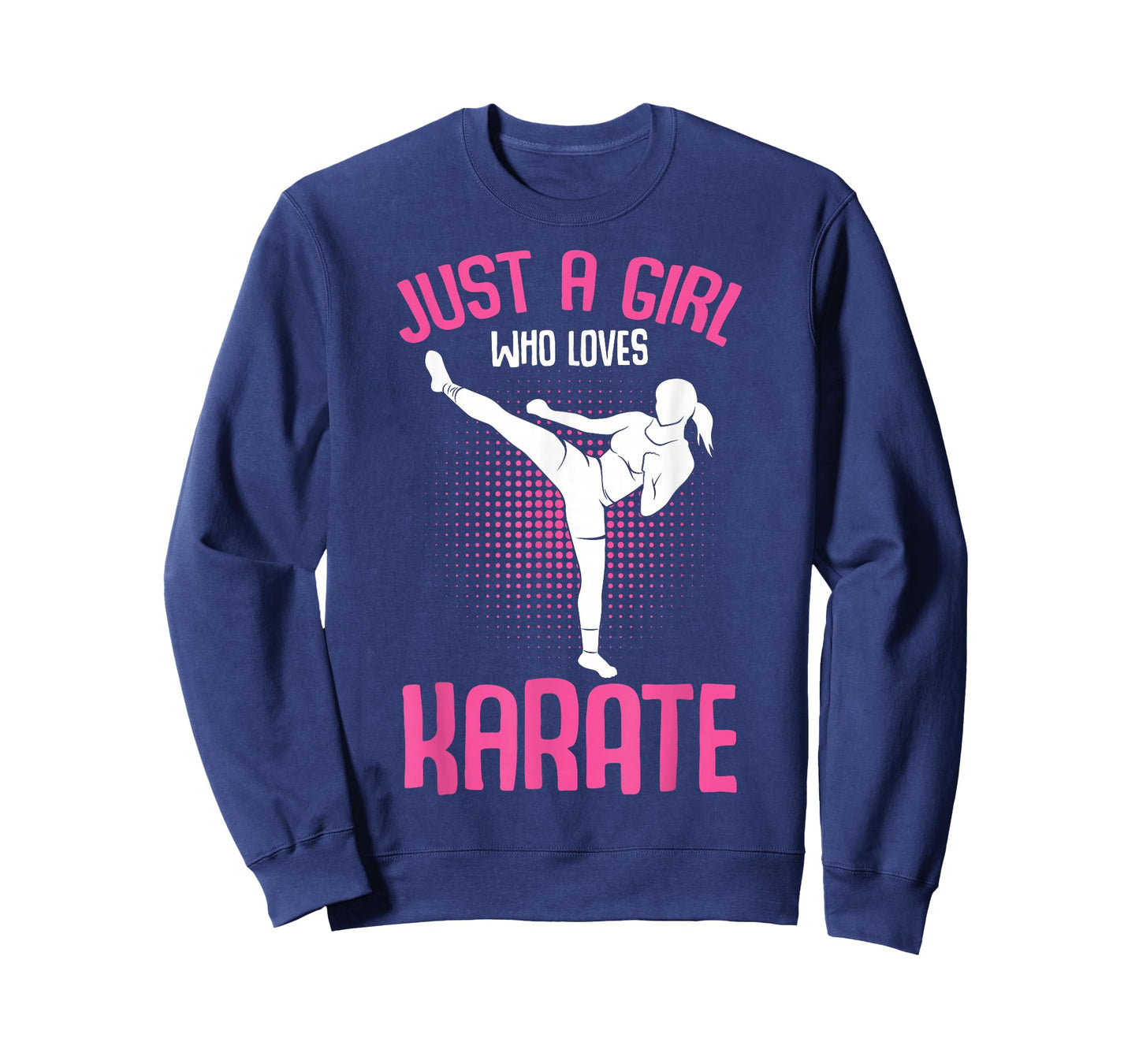 Just A Girl who loves Karate Kids Girls T-Shirt