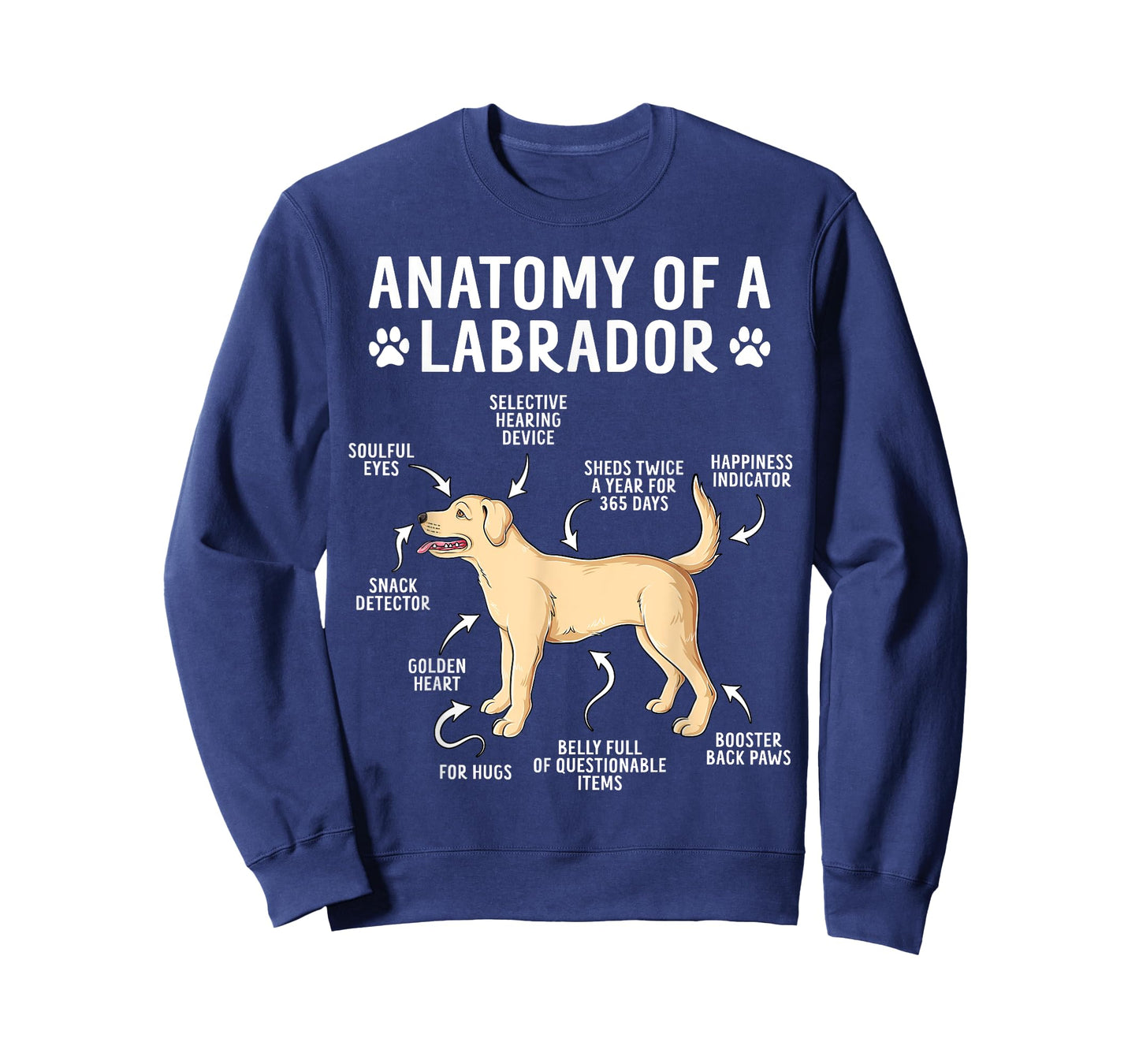 Anatomy of A Labrador Retriever Funny Lab Dog Lover T-Shirt