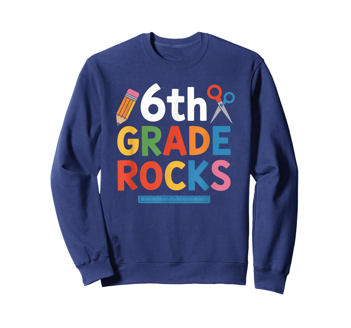 6Th Grade Rocks, Sixth Grader Teacher and Boys Girls T-Shirt