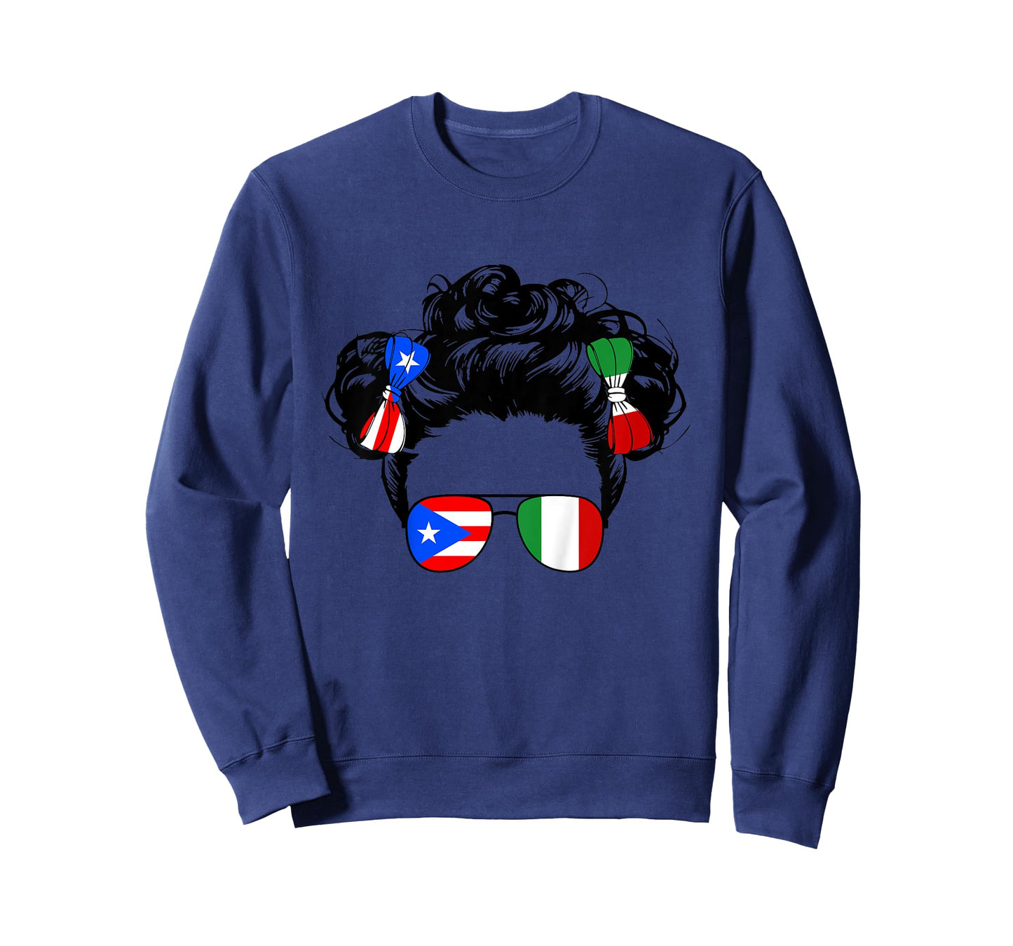 Half Italian And Puerto Rican Rico Italy Flag Girl Baby Kids T-Shirt
