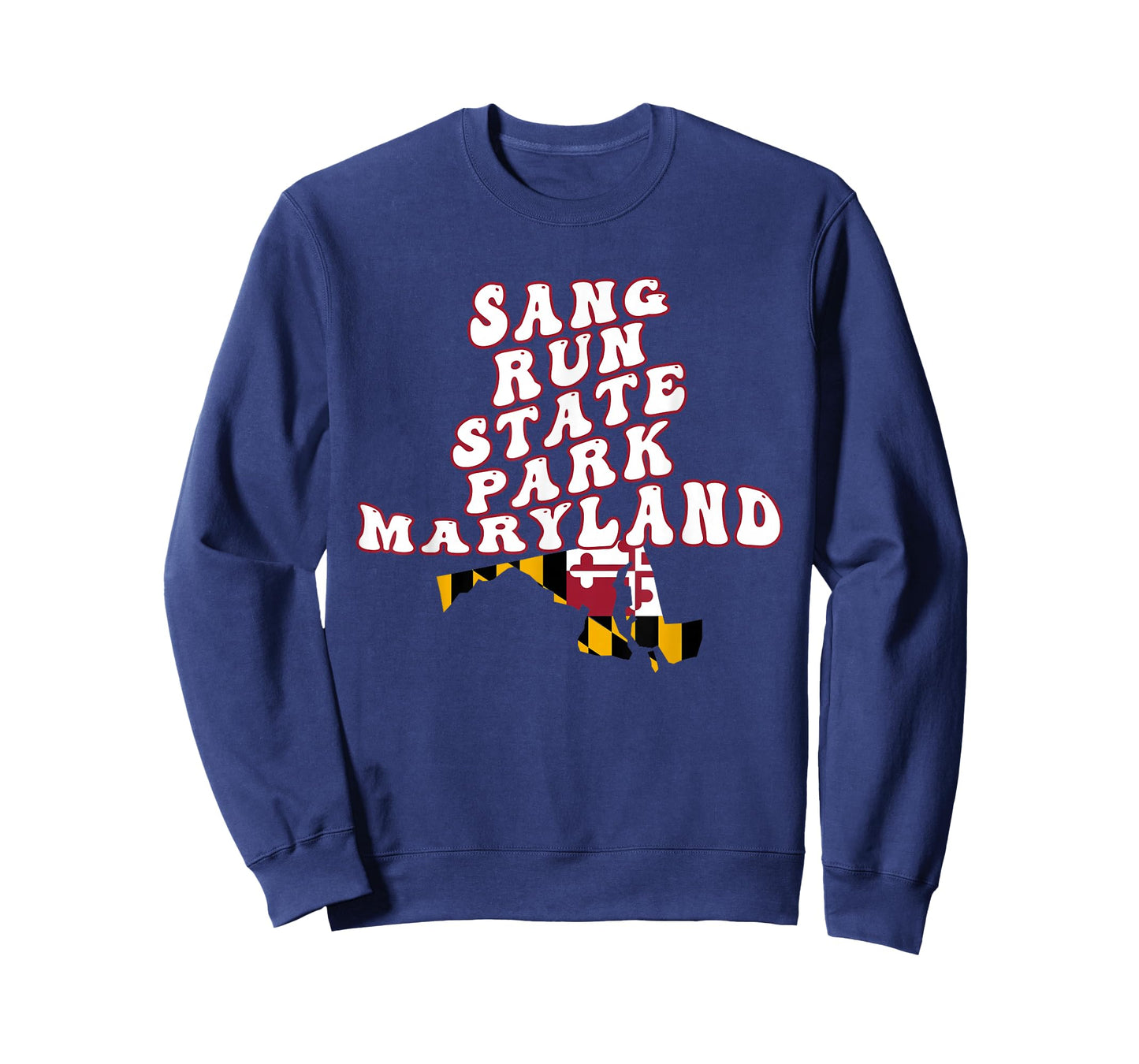 Sang Rung State Park Maryland MD Flag Vacation Souvenir T-Shirt