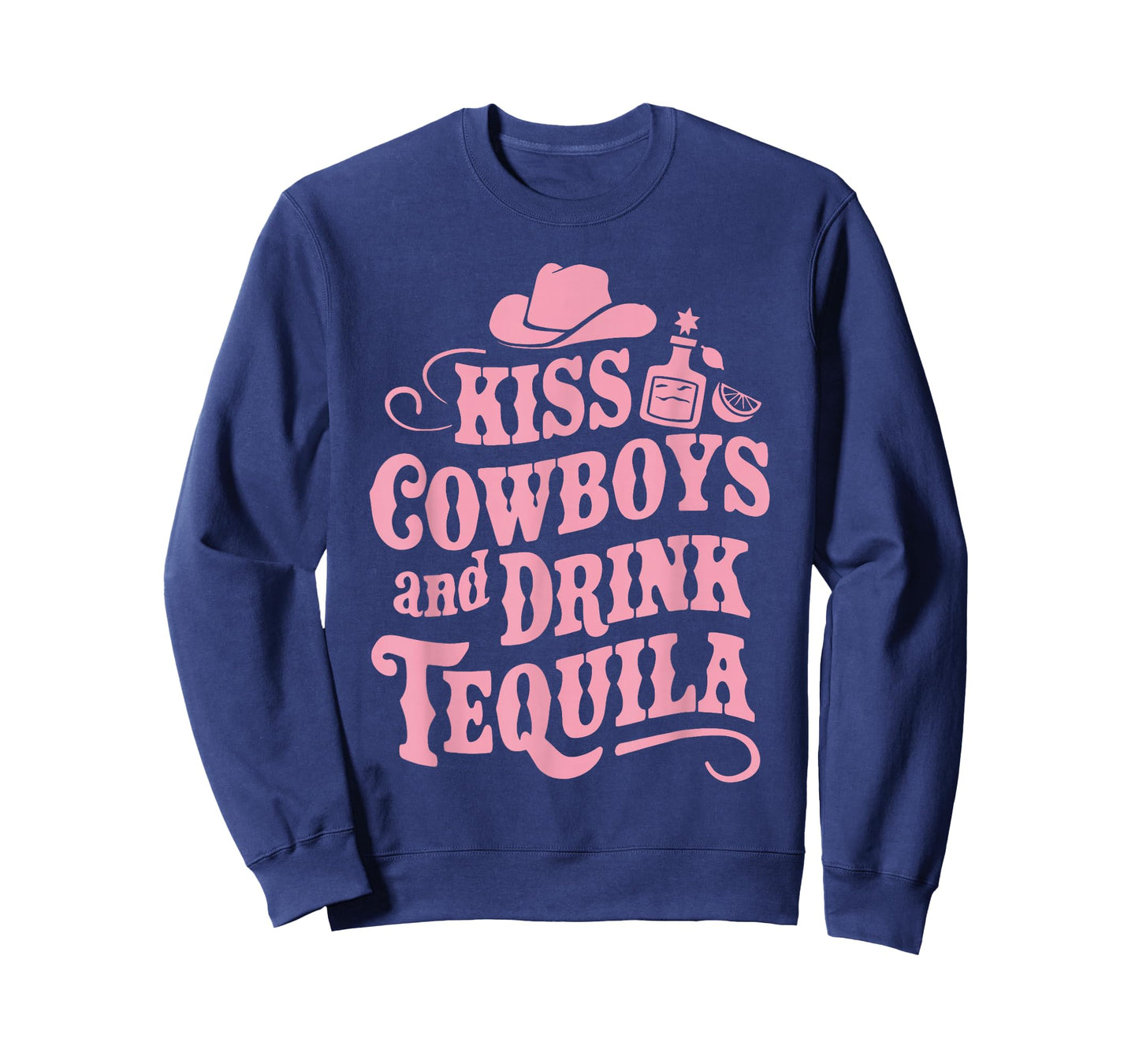 Kiss Cowboys And Drink Tequila T-Shirt