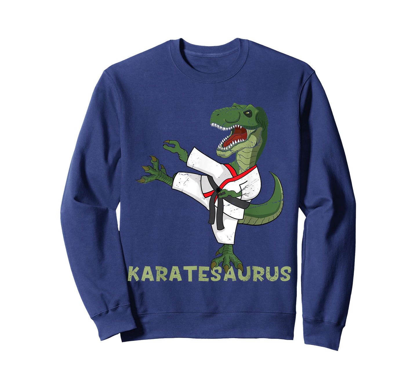 Funny Karate Dinosaur Karatesaurus T-Rex Graphic Karatist T-Shirt