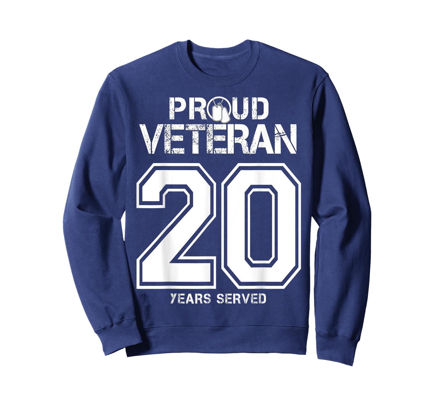 20 Years Served Army or Army National Guard Military Veteran T-Shirt