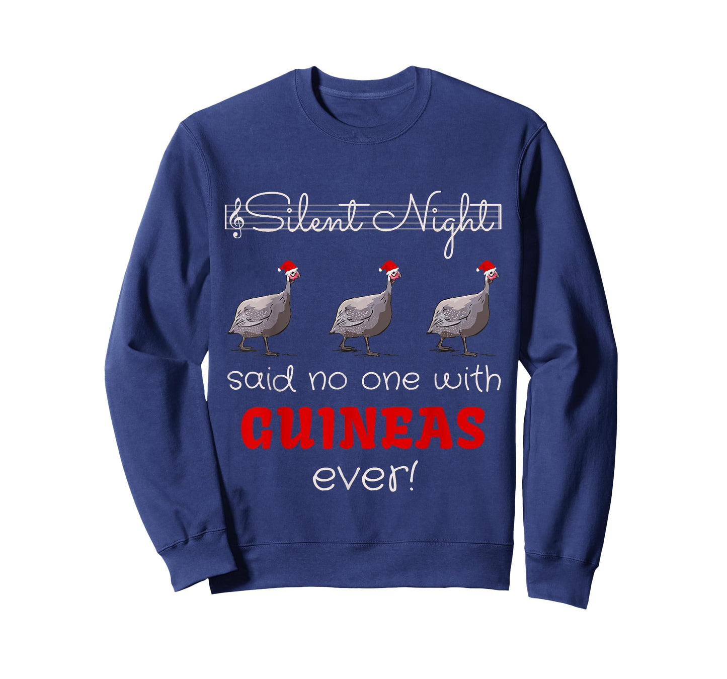 Funny Christmas Guinea Hen Fowl Guineafowl Farm Holiday T-Shirt