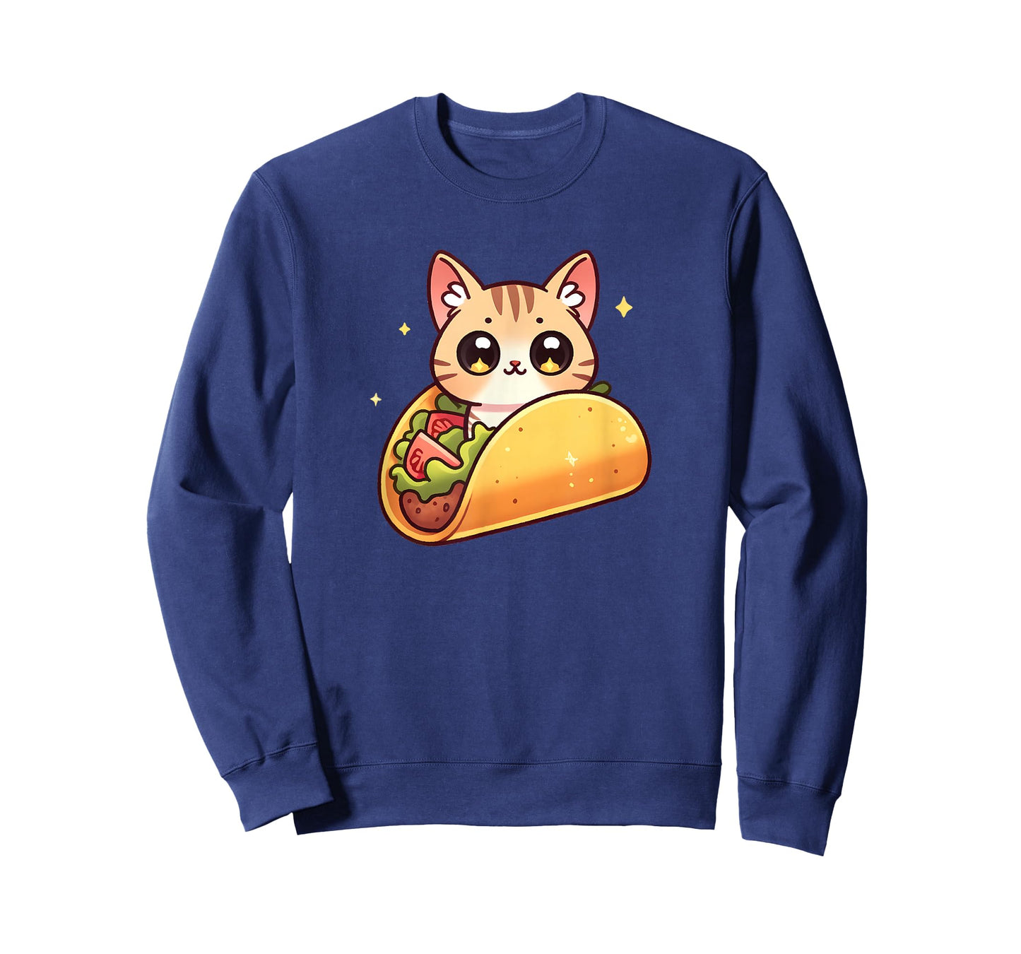 Cute Taco Cat Funny Kawaii Food T-Shirt
