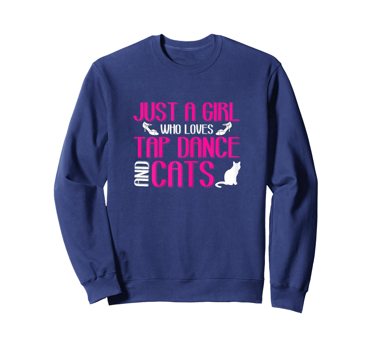Girl Loves Tap Dance And Cats | Kitten Lover | Tap Dancer T-Shirt