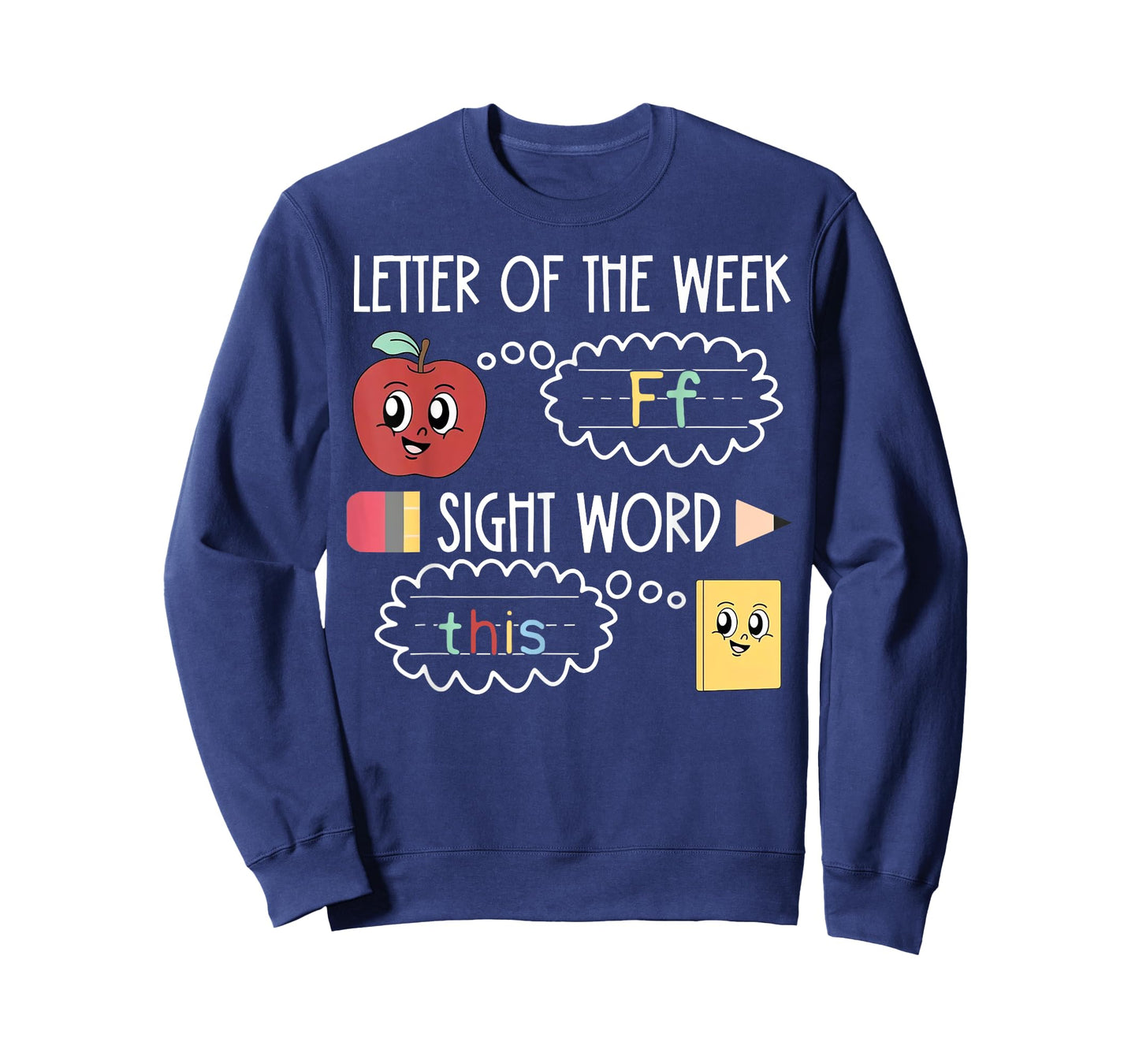 Letter of the Week Ff Sight Word Teacher Squad T-Shirt