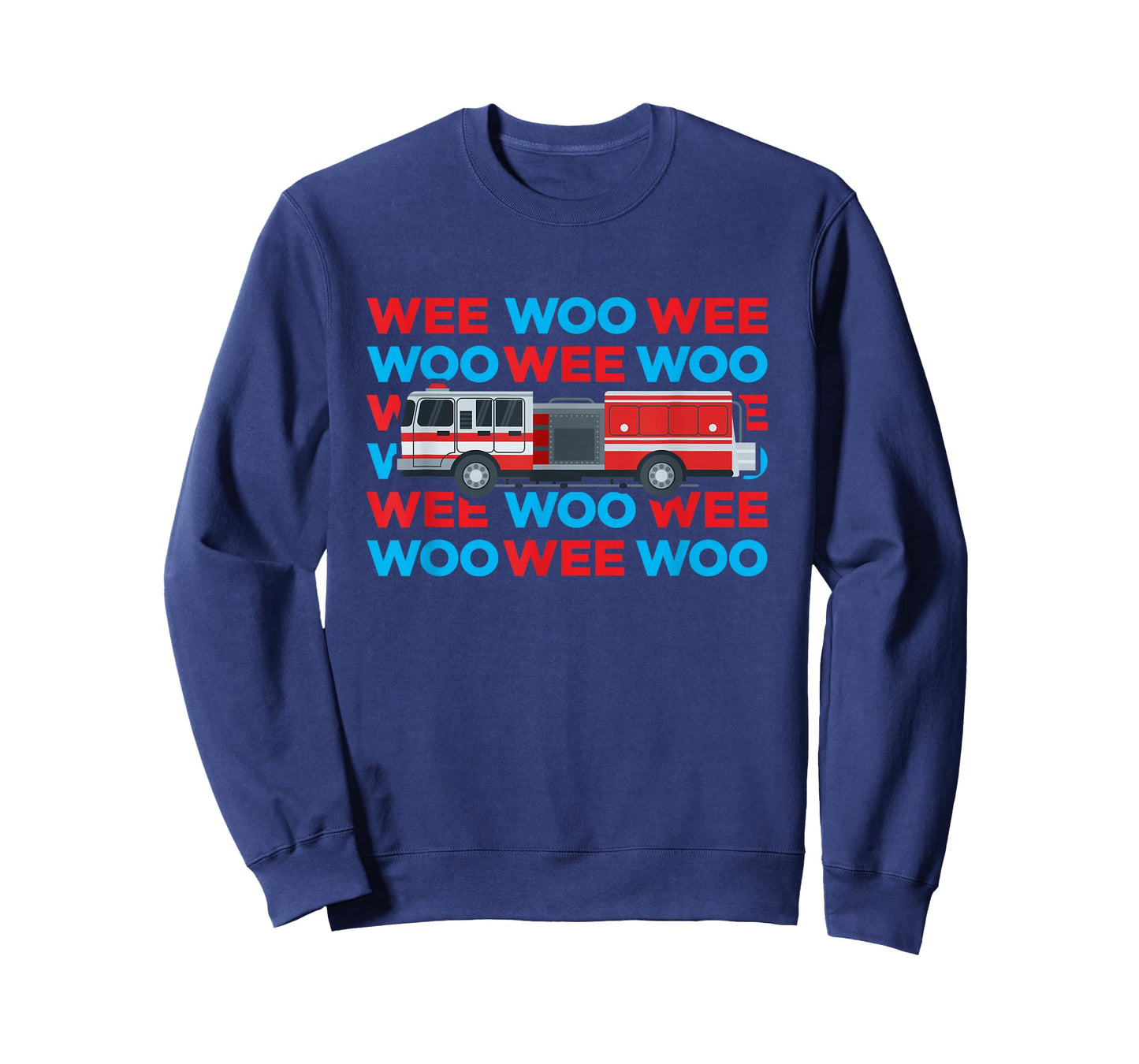 Fire Truck Engine Firefighter for Kids Wee Woo Emergency T-Shirt