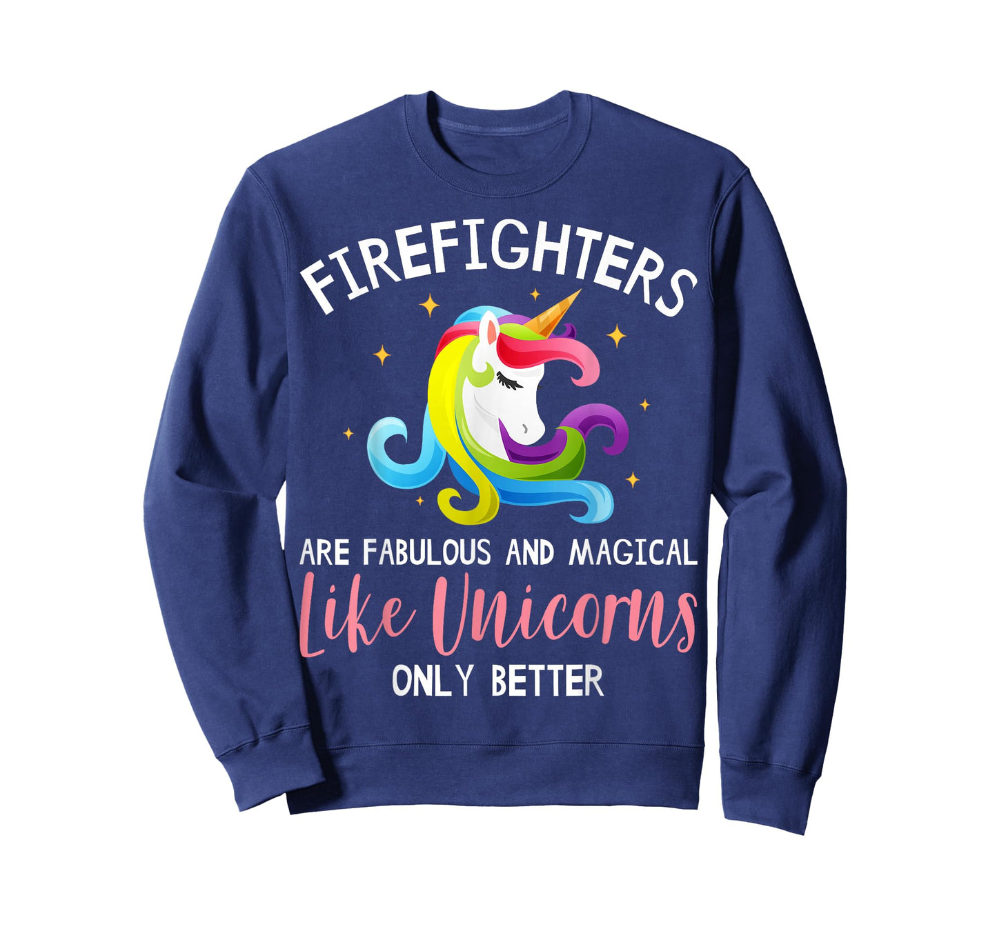 Firefighter Unicorn Apparel - Funny Cute Firefighters Design T-Shirt