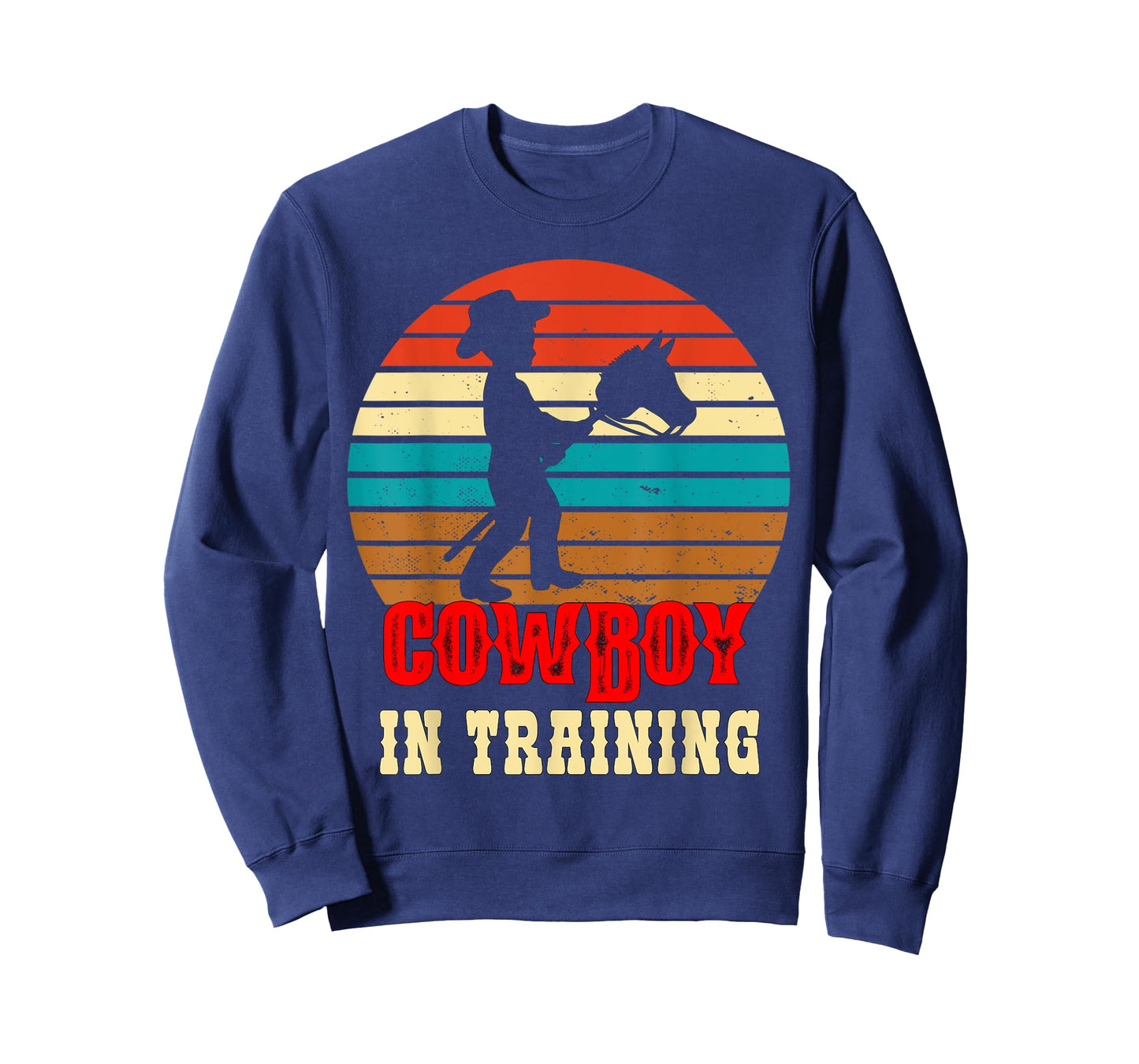 Kids Cowboy in Training Cute Future Rodeo Boy Wooden Horse T-Shirt