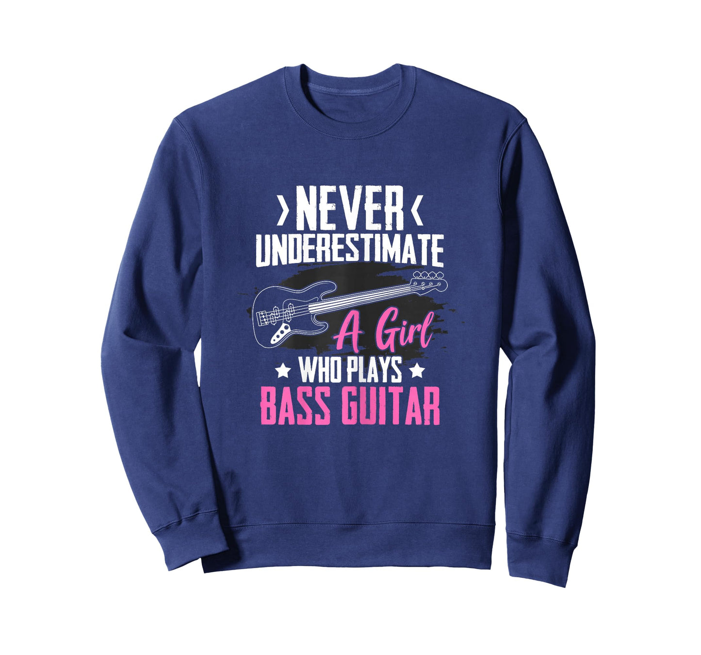 Funny Bass Guitar Lover Graphic Women and Girls Bass Player T-Shirt