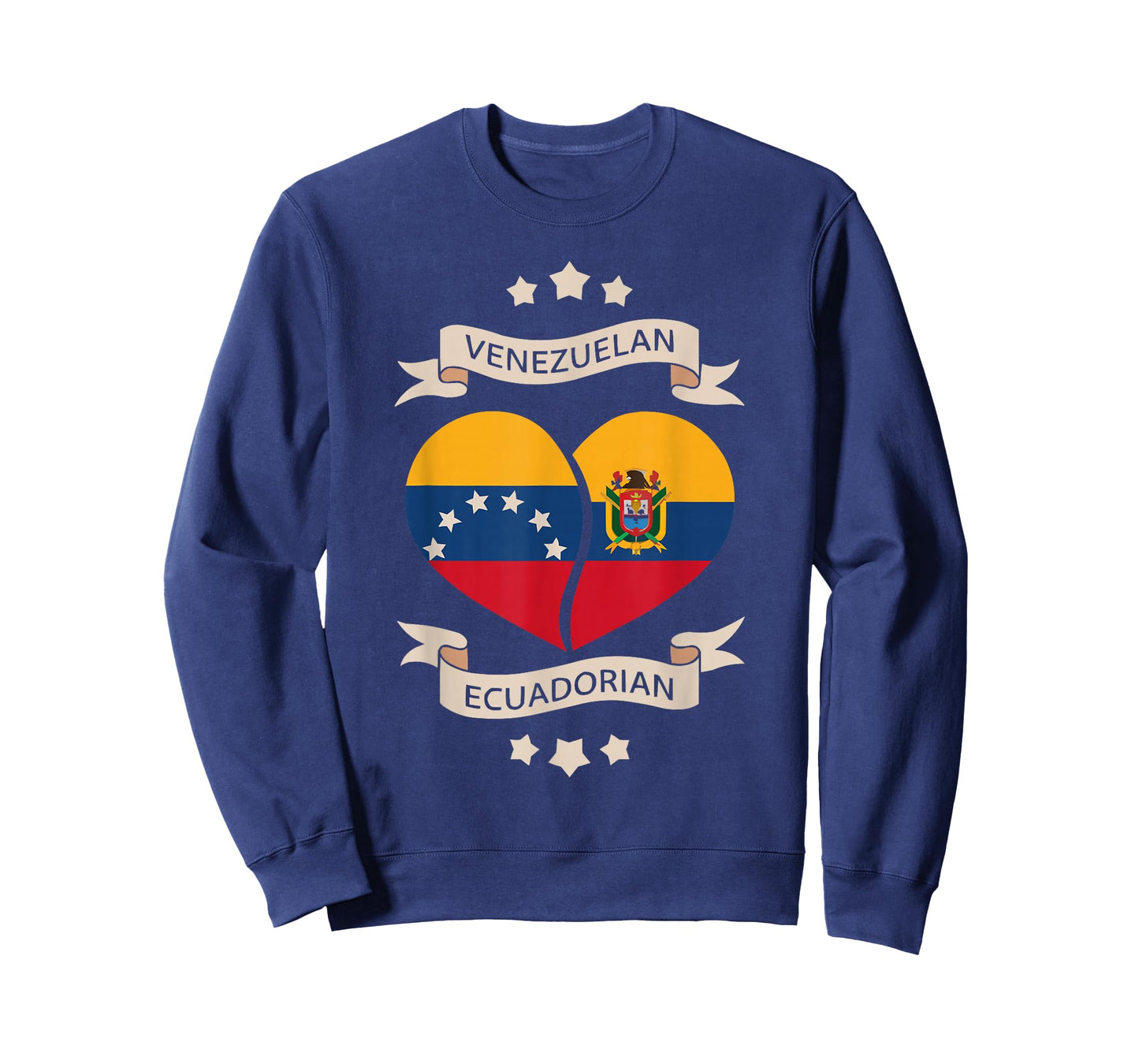 Half Venezuelan Half Ecuadorian Ecuador Flag Venezuela T-Shirt