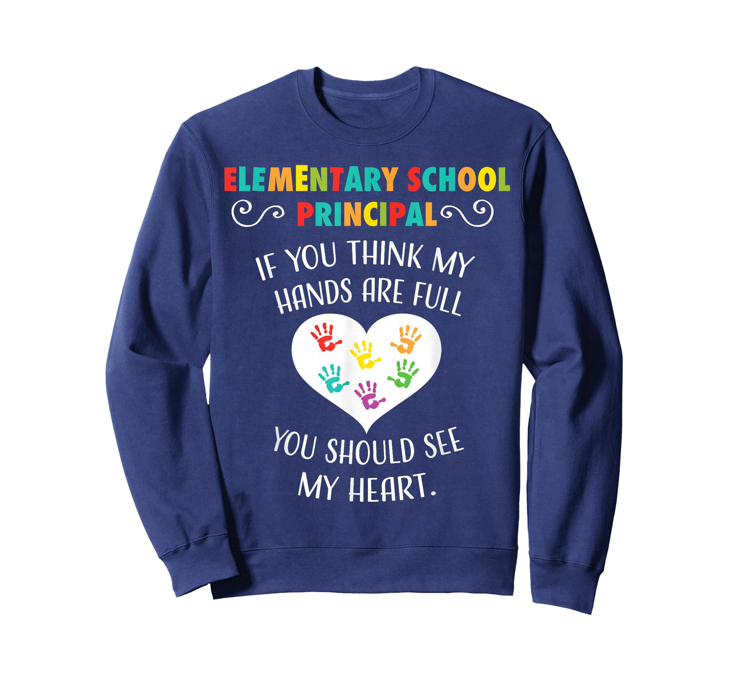 Elementary School Principal Appreciation Heart T-Shirt
