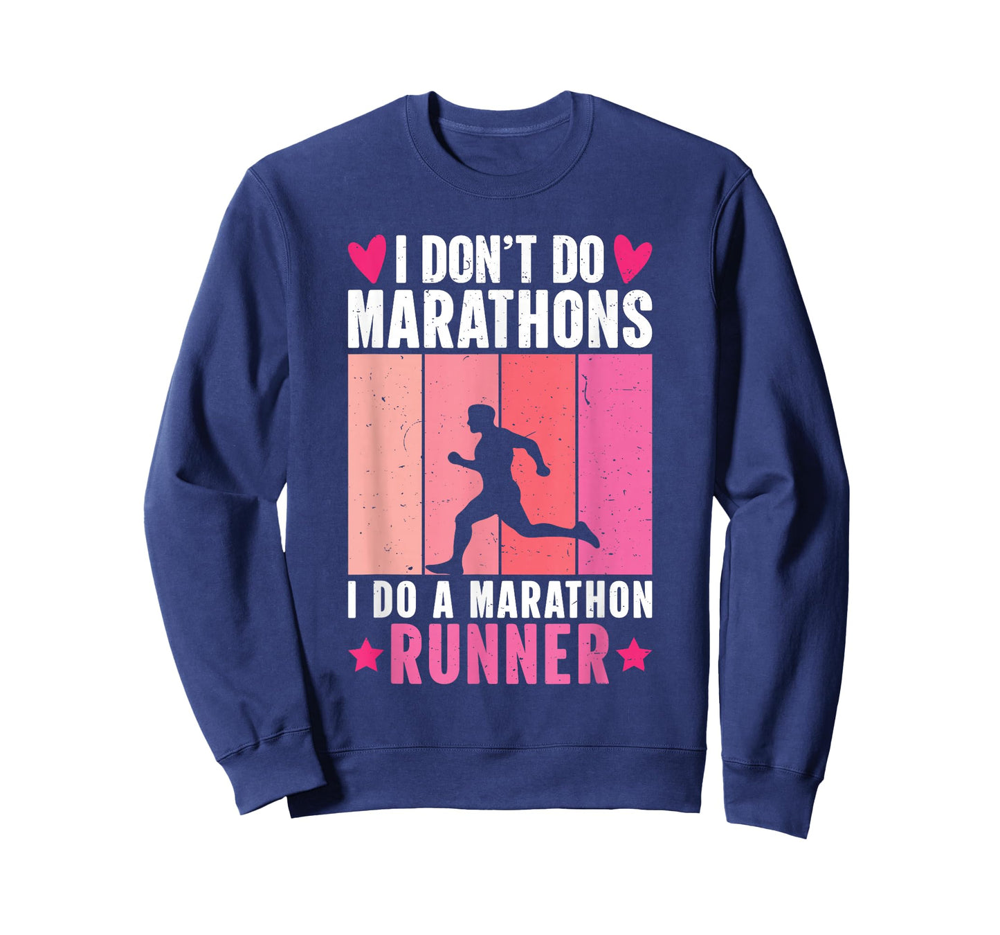 Retro I Don't Do Marathons I Do A Marathon Runner T-Shirt