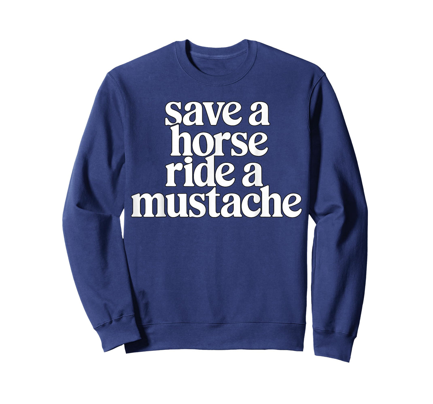 Save a Horse Ride a Mustache Cowboy Cowgirl T-Shirt